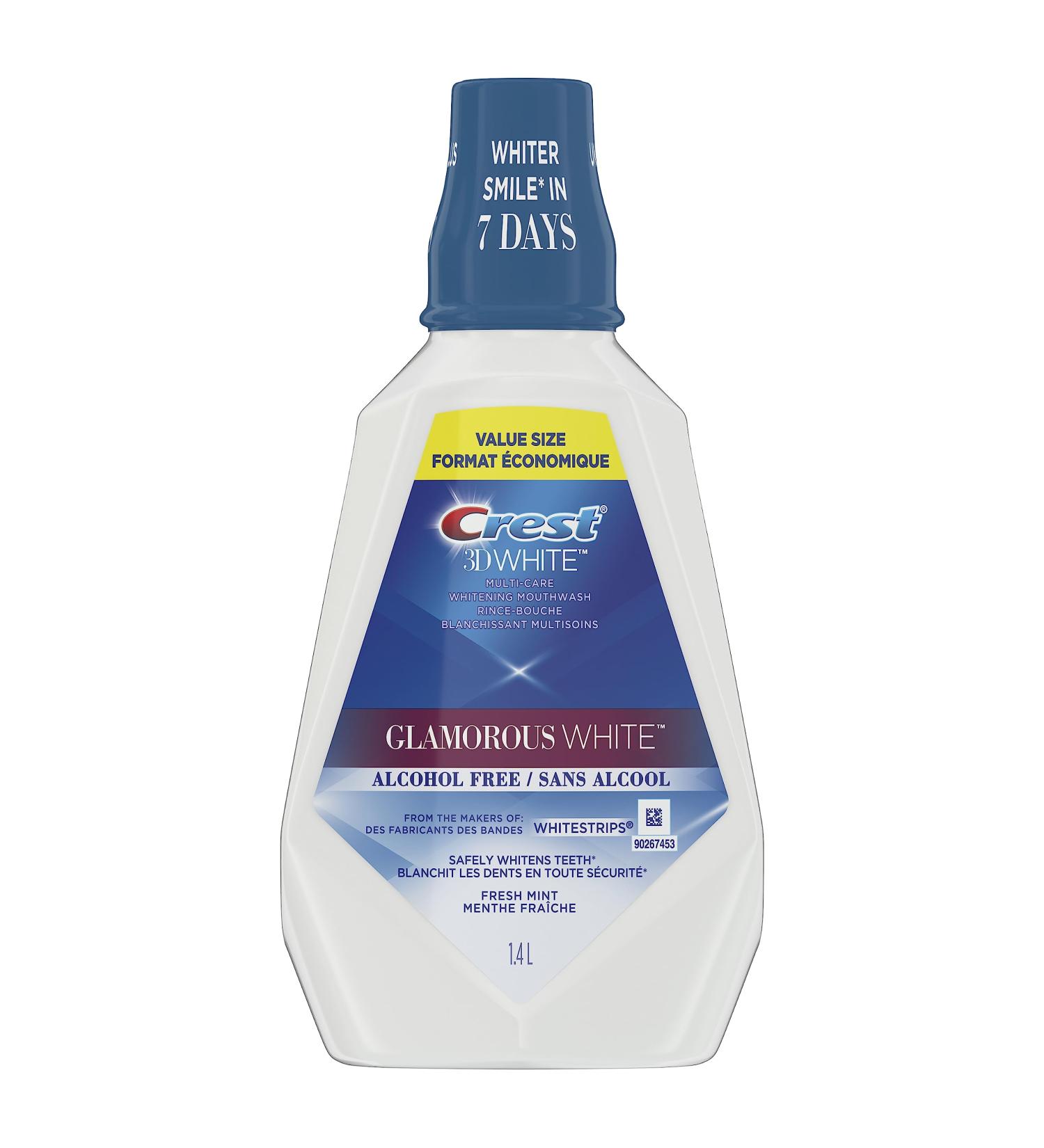Crest 3D White Glamorous White Mouthwash 1.4 L 1.4 l (Pack of 1) Mouthwash - Buy Online on GoSupps.com