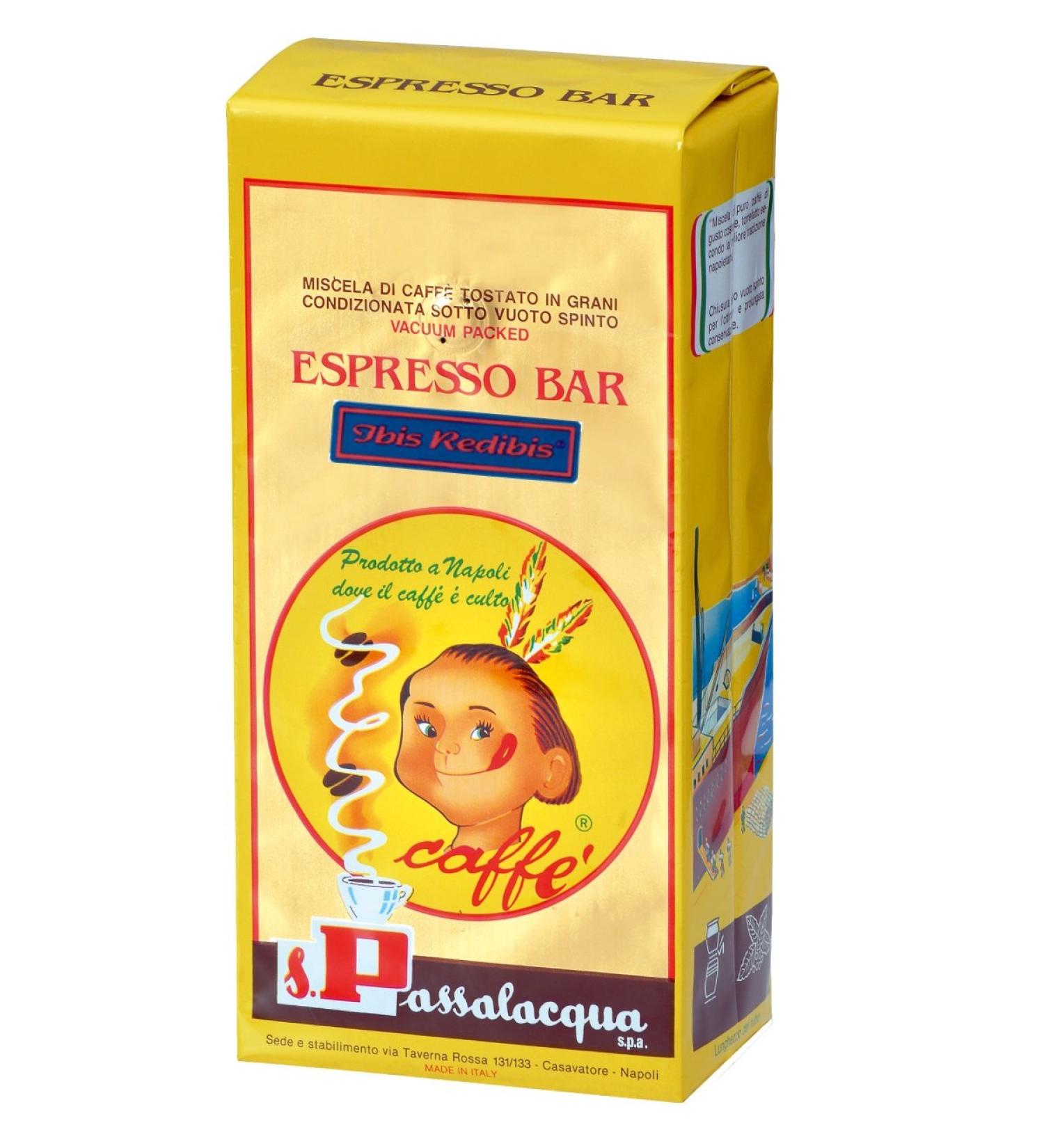 Passalacqua Grains de Café Ibis Redibis Arabica 60%/Robusta 40% 1 kg