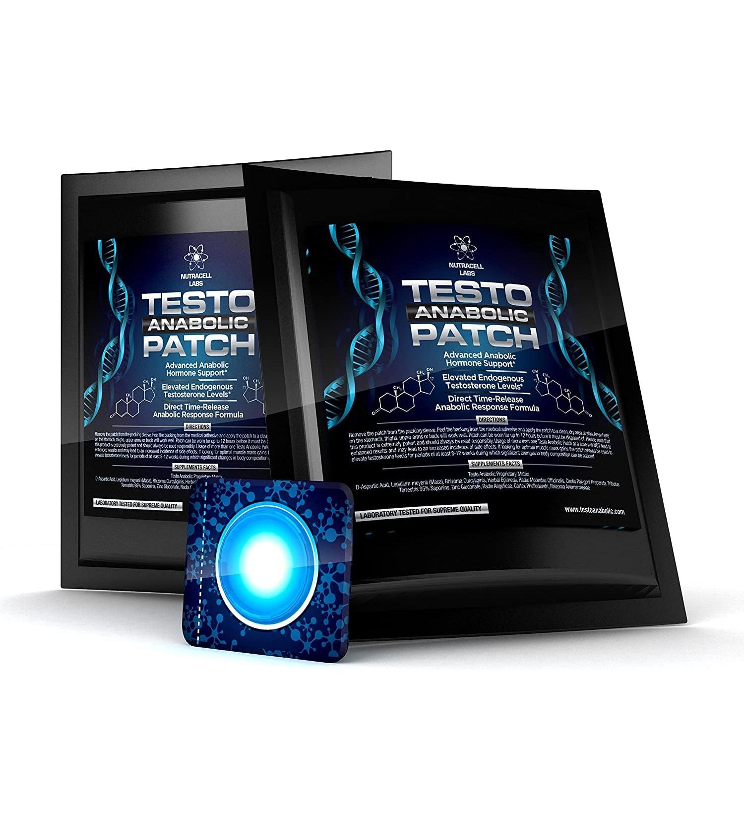 Patch : Advanced Testosterone Booster Patch for Muscle Growth & Strength (30 Patches : 1 Month Supply)