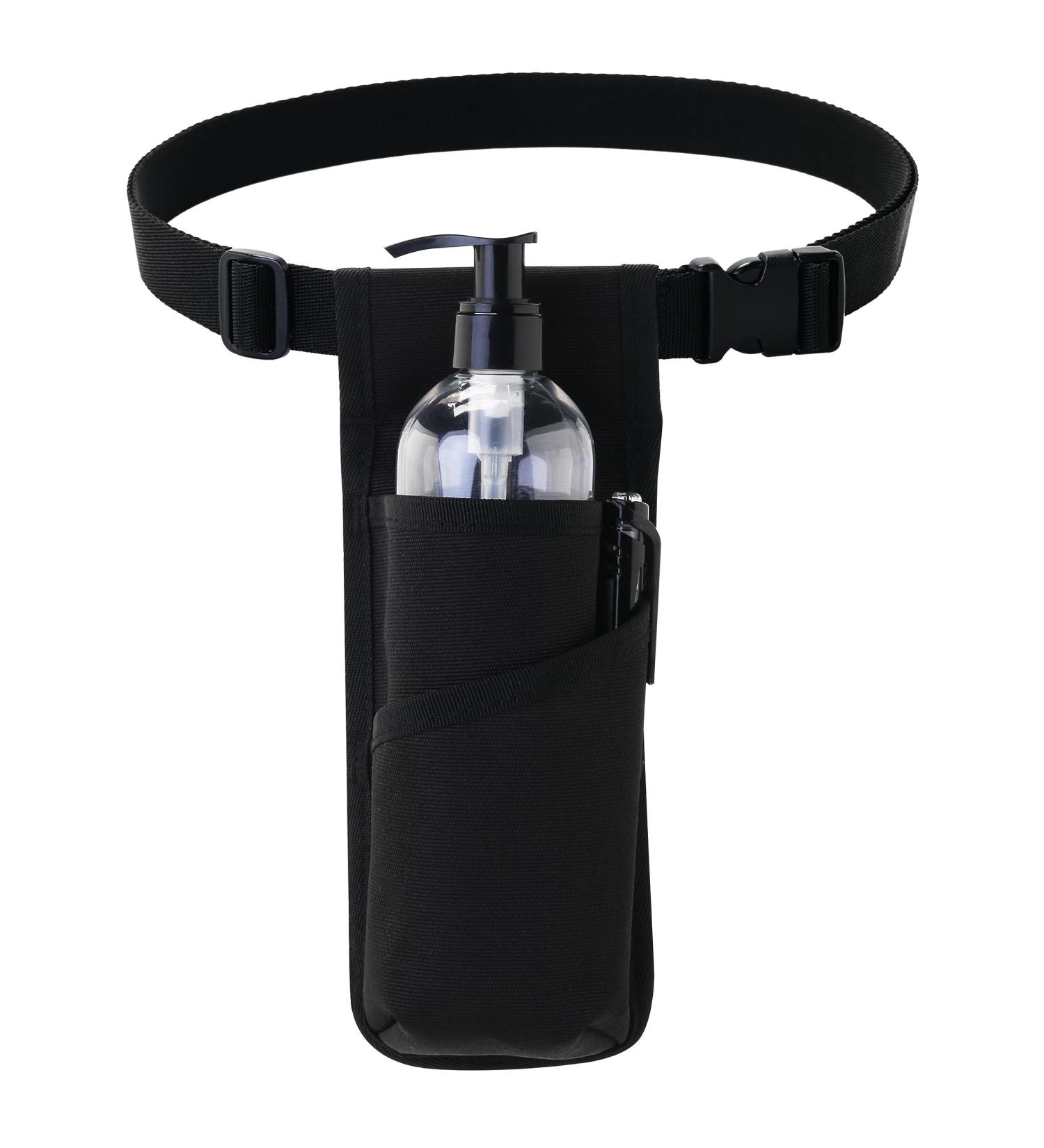 Professional Massage Therapist Holster with Adjustable Belt | Massage Bottle & Lotion Bag | Black (XJ-1KD) - Shipping Worldwide - Buy Online on GoSupps.com