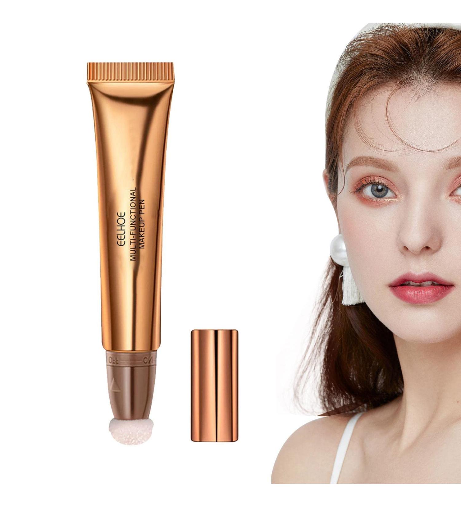 Multi Stick - Portable Highlighter Makeup Stick Luxurious - Makeup Stick Plaster Design Highlight Bronzer Shaping Trimming Stick with Air Cushion Applicator Highlighter (Light Pink) - Buy Online on GoSupps.com