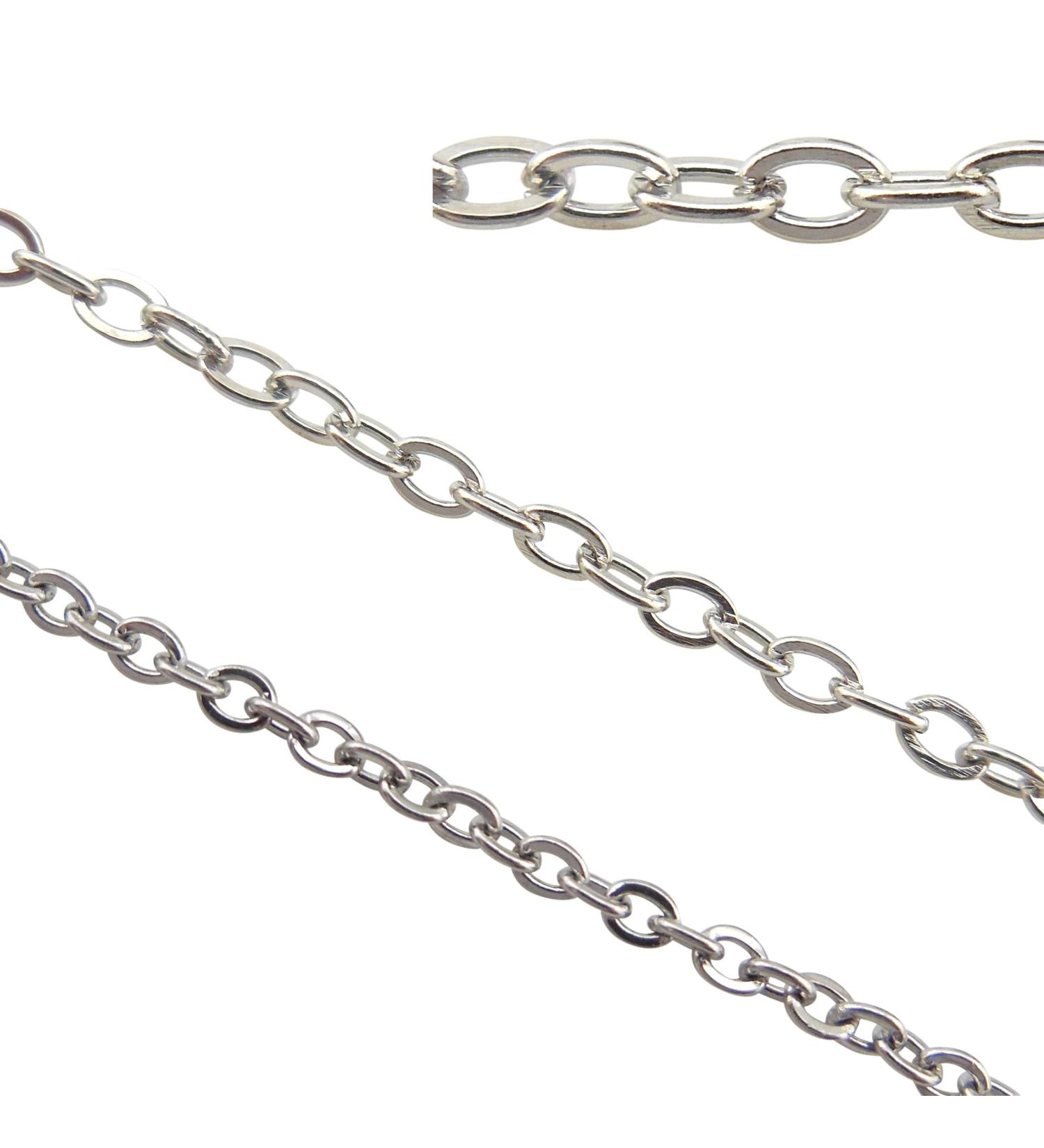 Coiris 33ft Stainless Steel Cable Link Chains for Jewelry Making & DIY - SC-1025-B - Buy Online on GoSupps.com