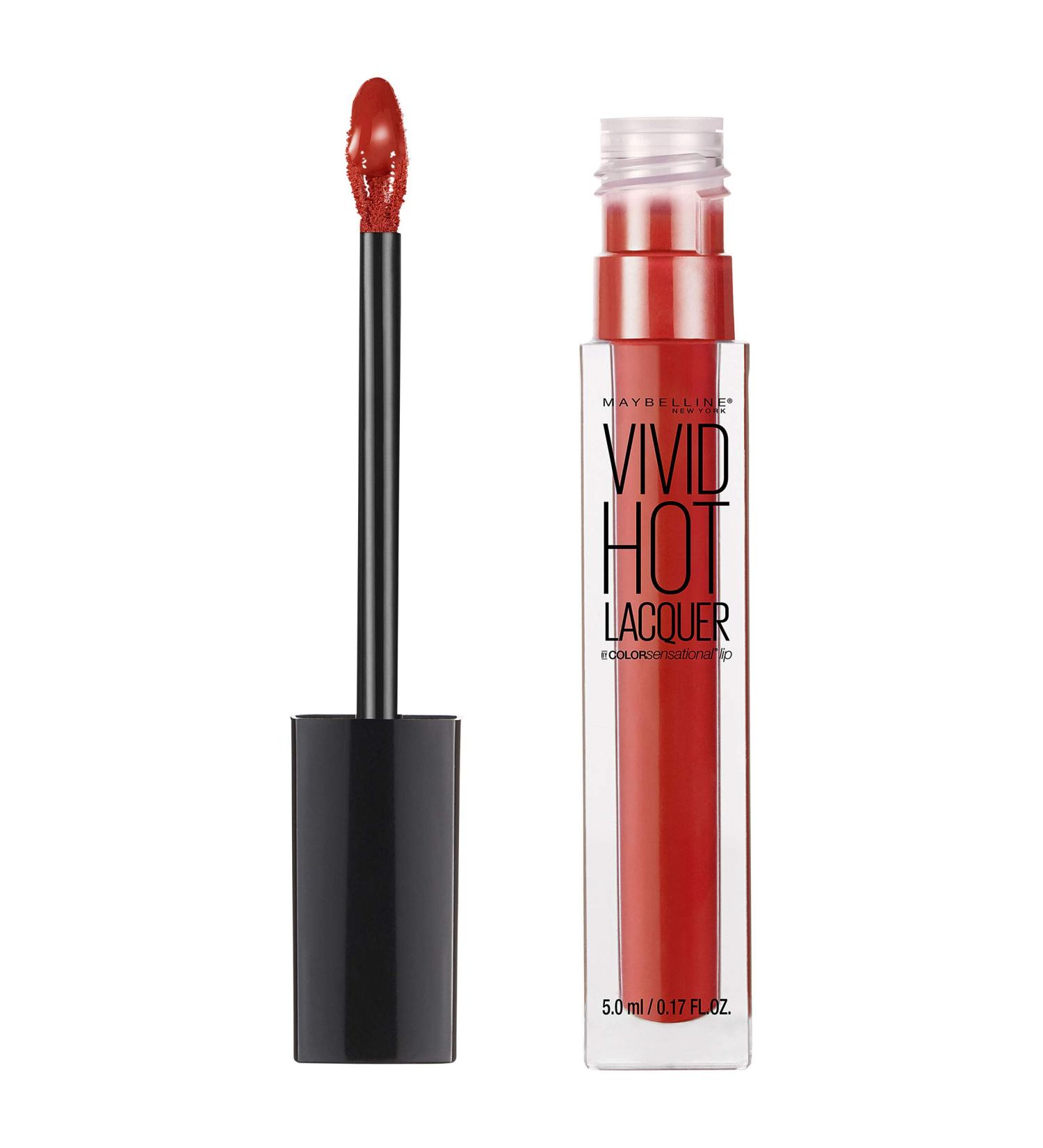 Maybelline Color Sensational Vivid Hot Lacquer Lip Gloss - So Hot 0.17 fl. oz - Buy Online on GoSupps.com