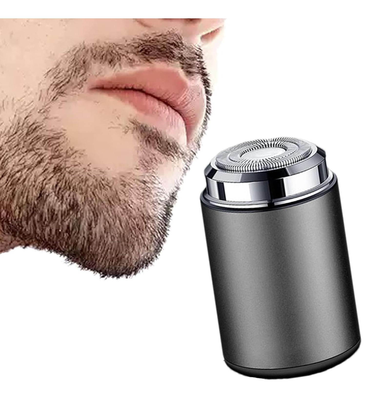 Sopami Mini Electric Shaver Portable Mini Electric Shaver USB Rechargeable Waterproof Electric Razor Beard Trimmer for Men (gray) - Buy Online on GoSupps.com