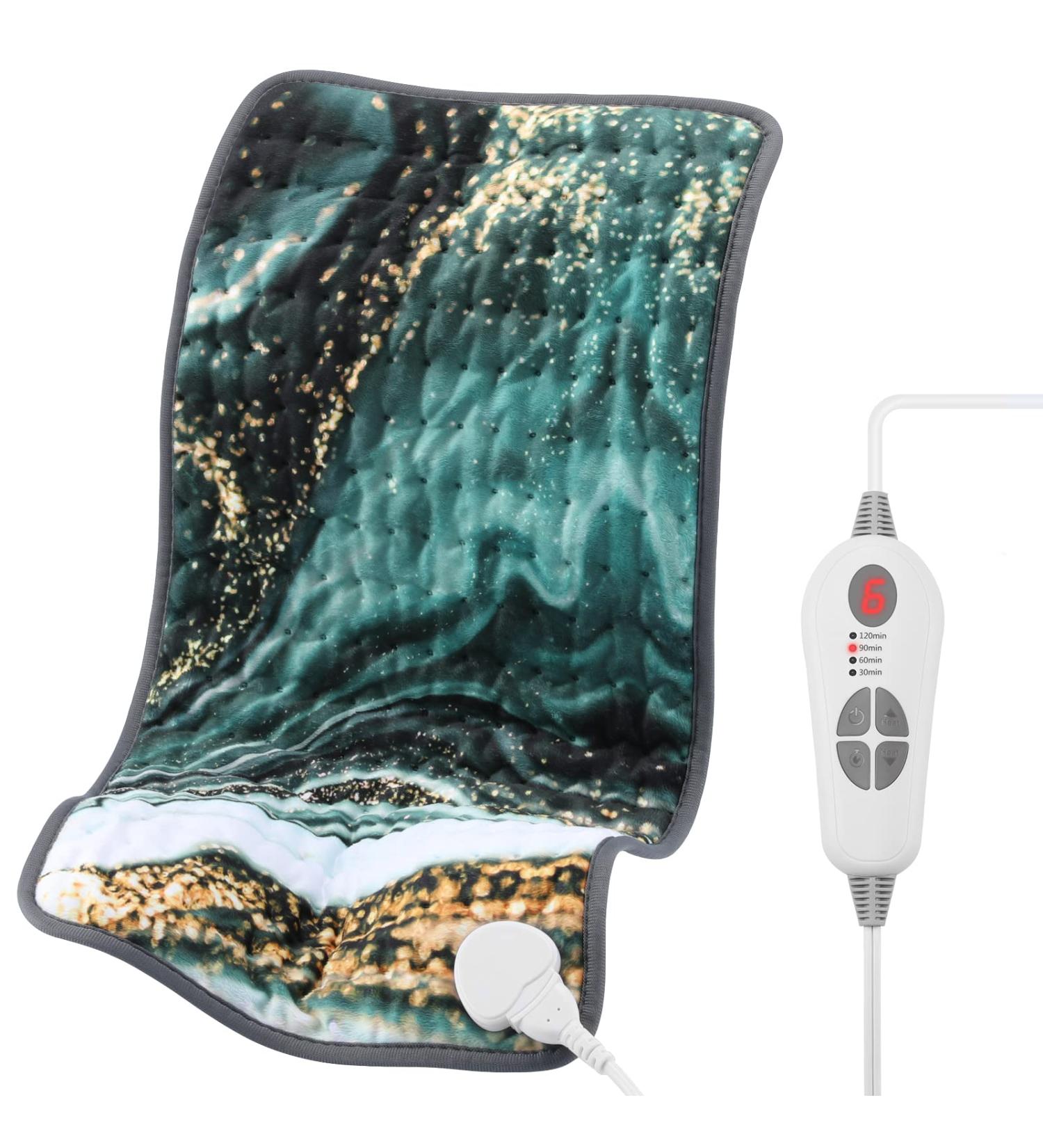 Fabludo 2023 Upgrade XL Heating Pad for Pain Relief | 6 Fast Heating Settings | Auto-Off | Machine Washable | 12x24 Forest - Buy Online on GoSupps.com