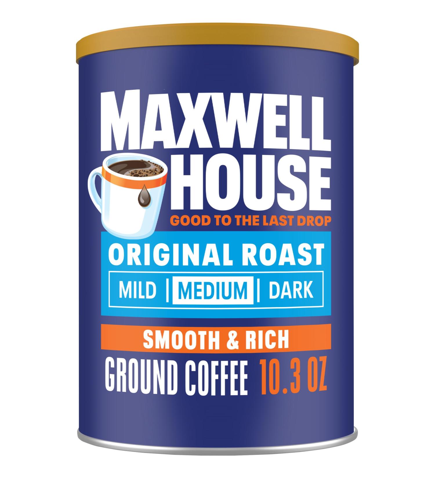 Maxwell House Caf moulu torr fi original bo te de 300 ml - Buy Online on GoSupps.com