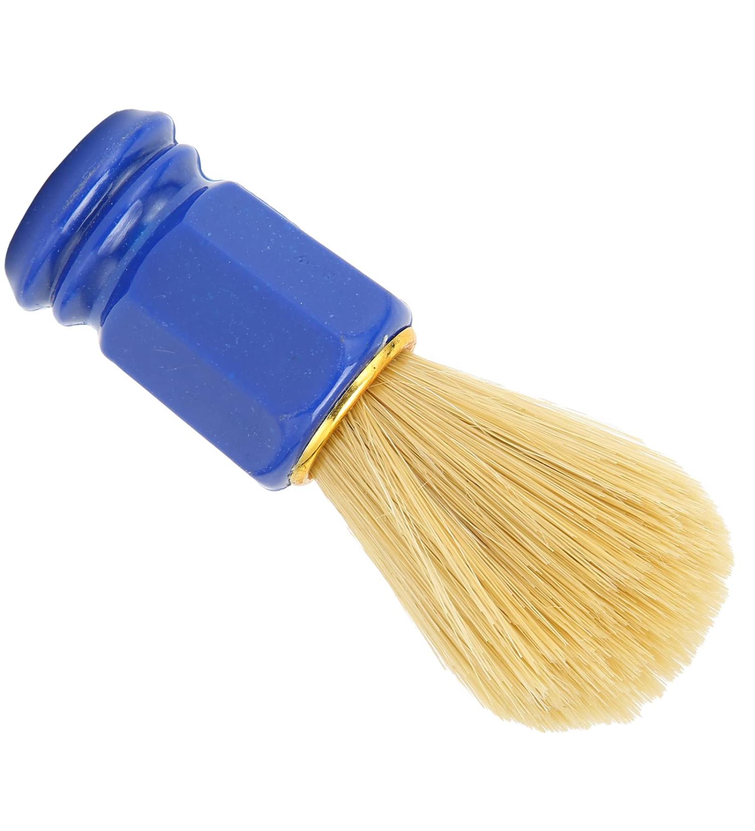 Razor Brush - Comfortable Vase Handle Design Lightweight Portable Shaving Brush for Gentle Hair - Perfect Gift (Blue) - Buy Online on GoSupps.com