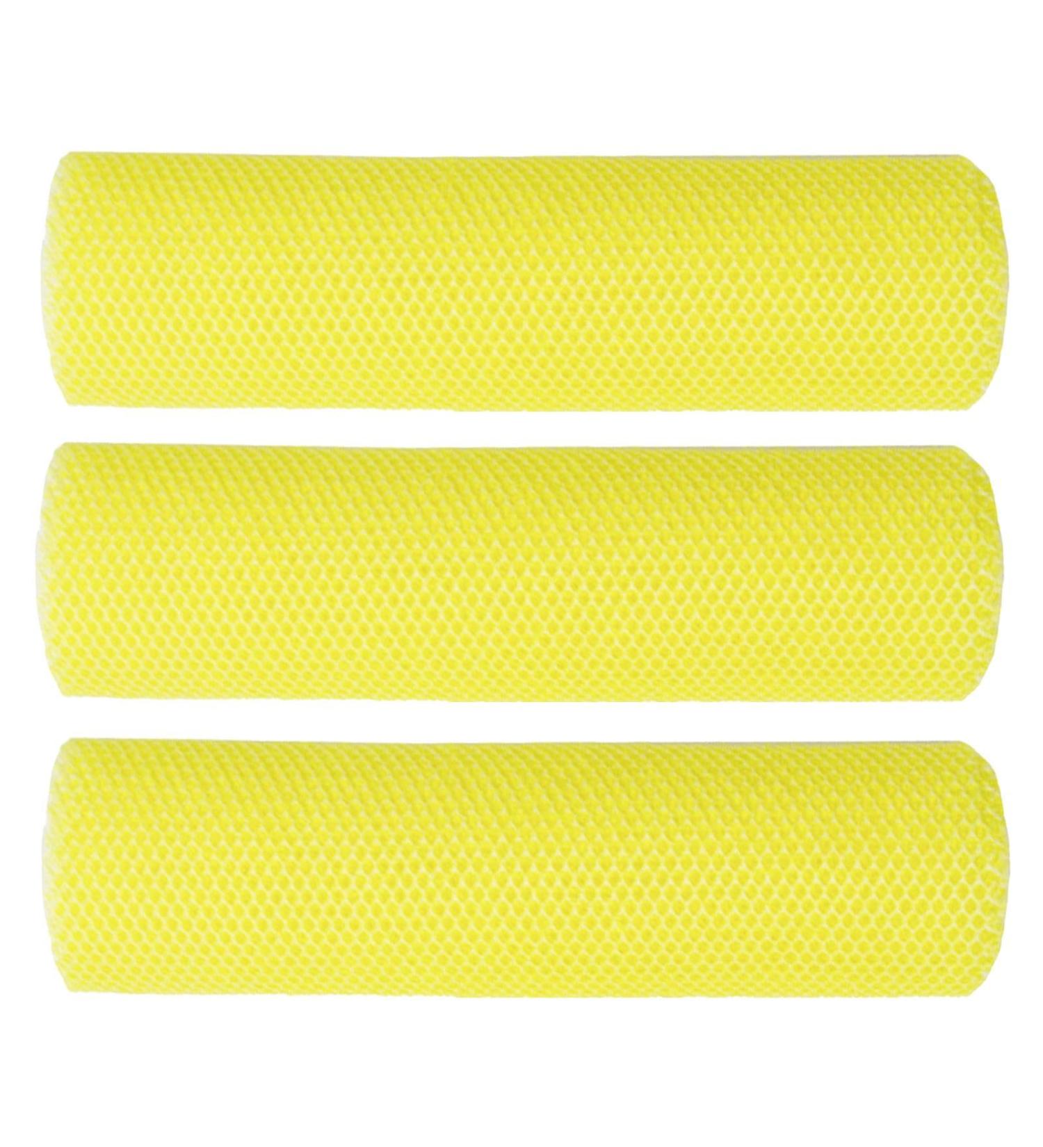 African Bath Sponge African Mesh Cloth Shower Net Scrubber Washcloth - Elastic Bath Sponges Dead Skin Removal for Women & Men Daily Use Yellow - Buy Online on GoSupps.com