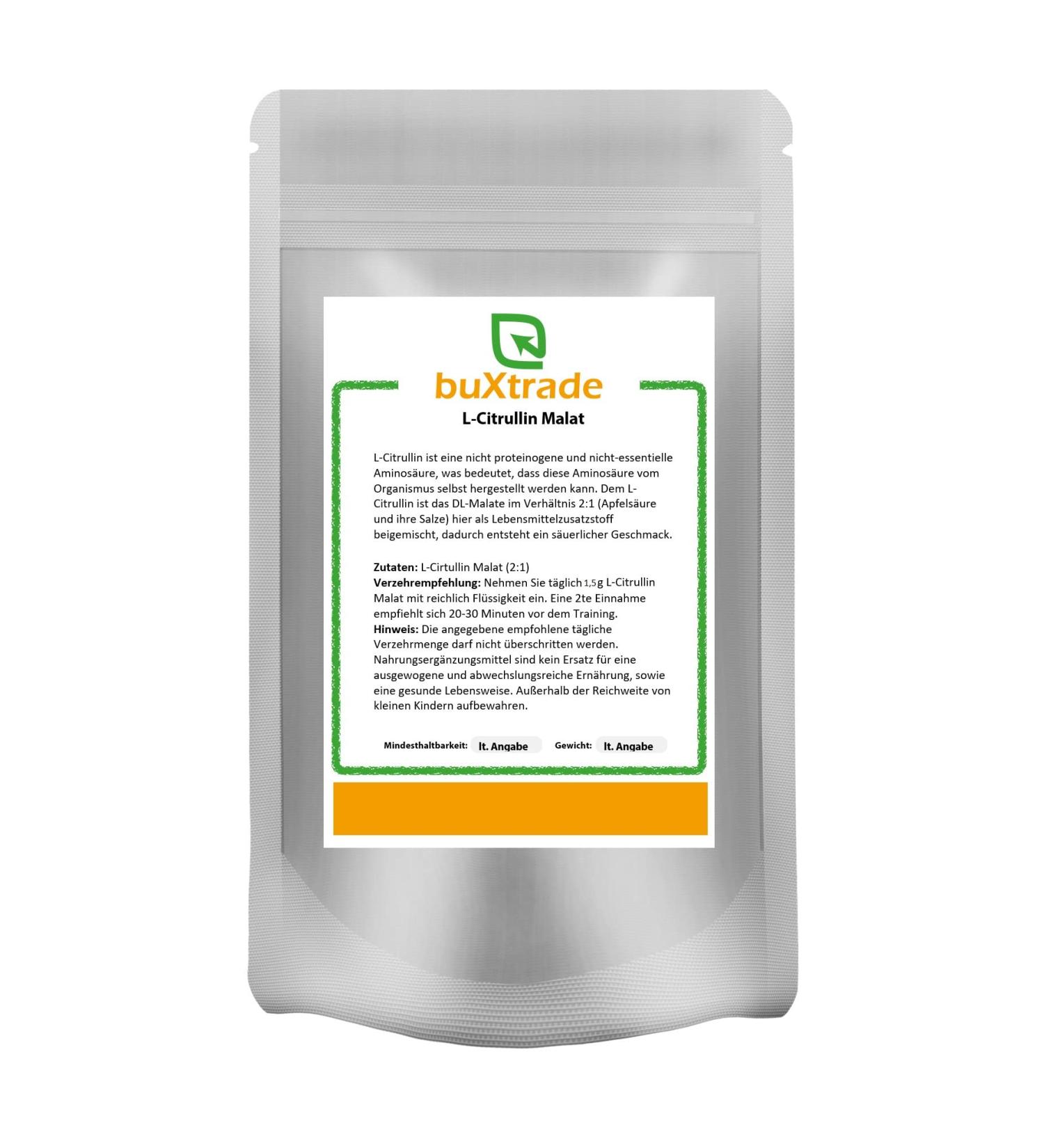 1 kg L-Citrulline Malate Powder | L Citrulline DL-Malate 2:1 | Powder form 1 kg (1 pack)