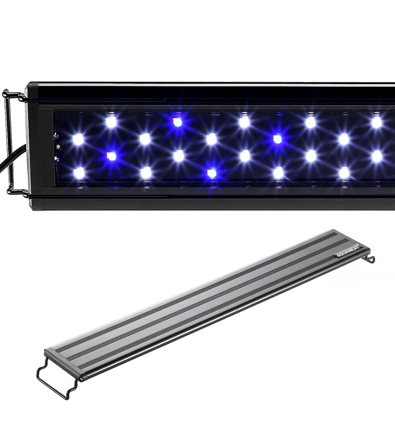 Aquaneat White and Blue LED Aquarium Light | Freshwater Fish Tank Light 12-48 Inches - Buy Online on GoSupps.com