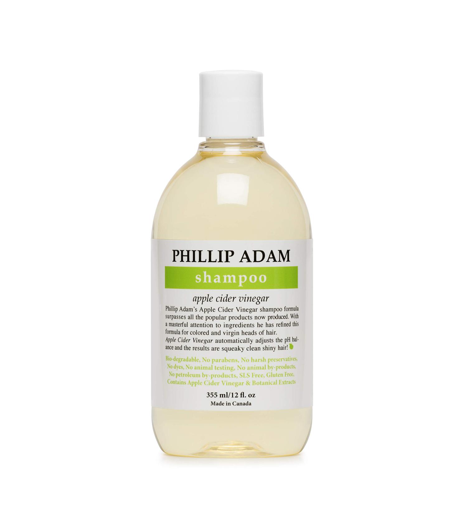 Phillip Adam Apple Cider Vinegar Shampoo - Sulfate & Paraben Free | Shiny Hair - 12 oz - Buy Online on GoSupps.com
