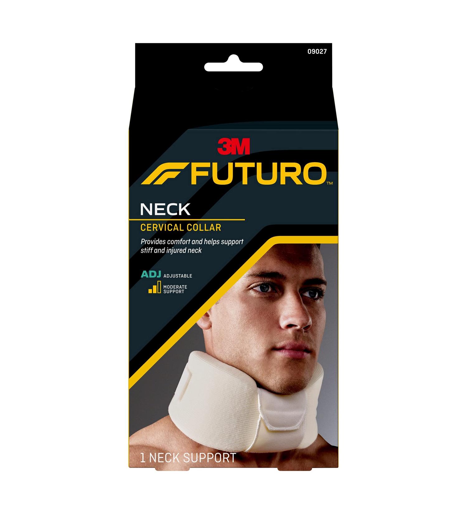 FUTURO Adjustable Cervical Collar - Support and Comfort for Neck Pain - Buy Online on GoSupps.com