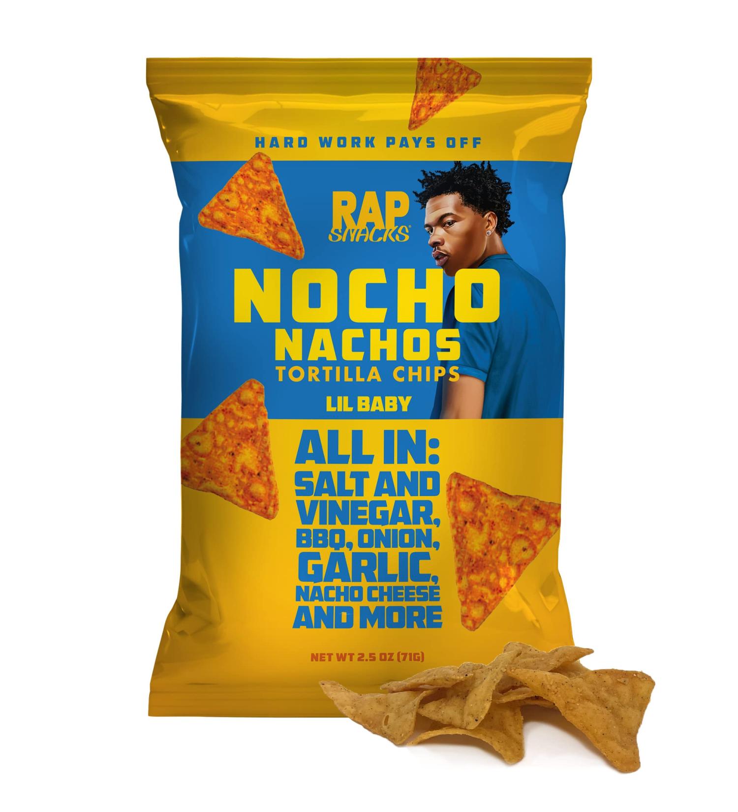 Rap Snacks Lil Baby All In Nocho Nachos 71g - Buy Online on GoSupps.com