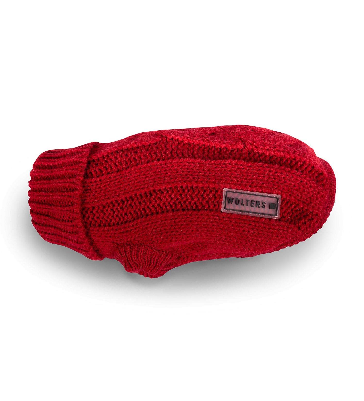 Wolters Cable Knit Sweater - Red 35 cm Back Length | Buy Internationally - Buy Online on GoSupps.com