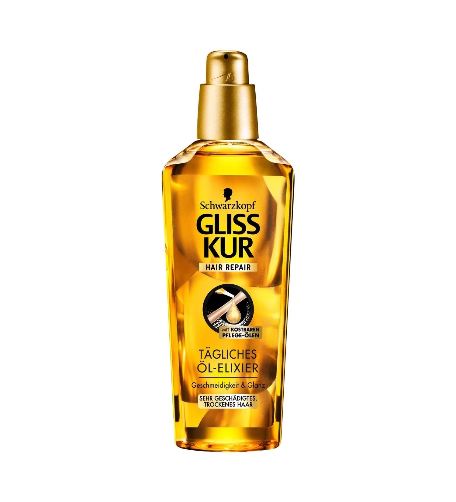 Gliss Kur Leave-in Daily Oil Elixir 2.54 fl oz by Gliss Kur