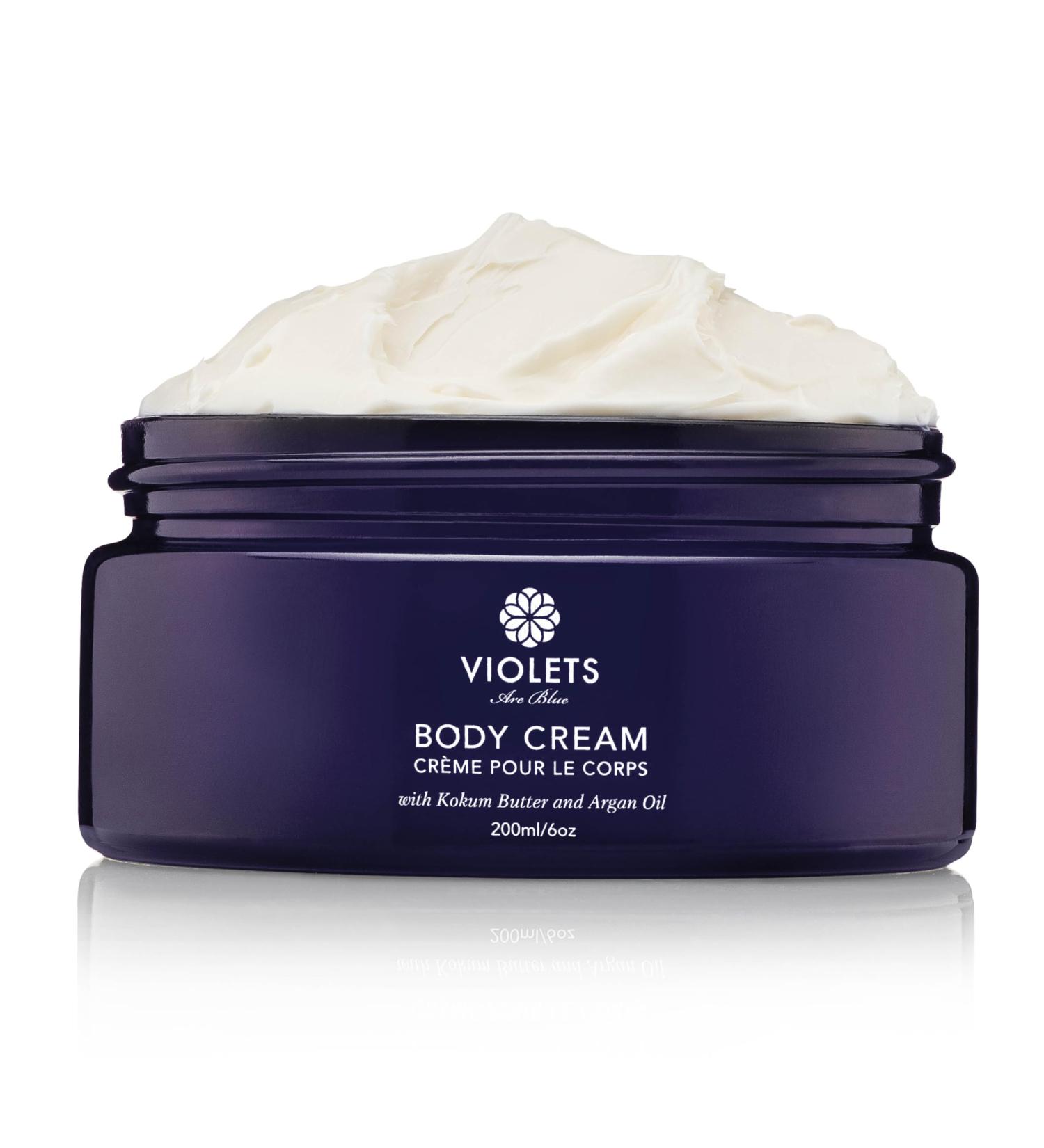 Violets Are Blue Body Cream - Natural Shea Butter & Argan Oil Skincare | Non-Toxic 6 oz | International Shipping Available - Buy Online on GoSupps.com