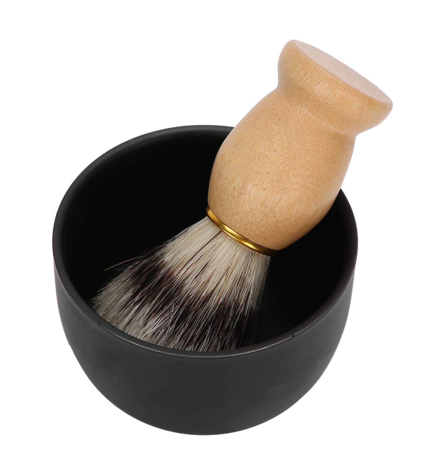 Skin-Friendly Stainless Steel & Amboyna Shaving Soap Shell - Compact & Portable Men s Shaving Brush for Beauty & Hairdressing Salons - Buy Online on GoSupps.com