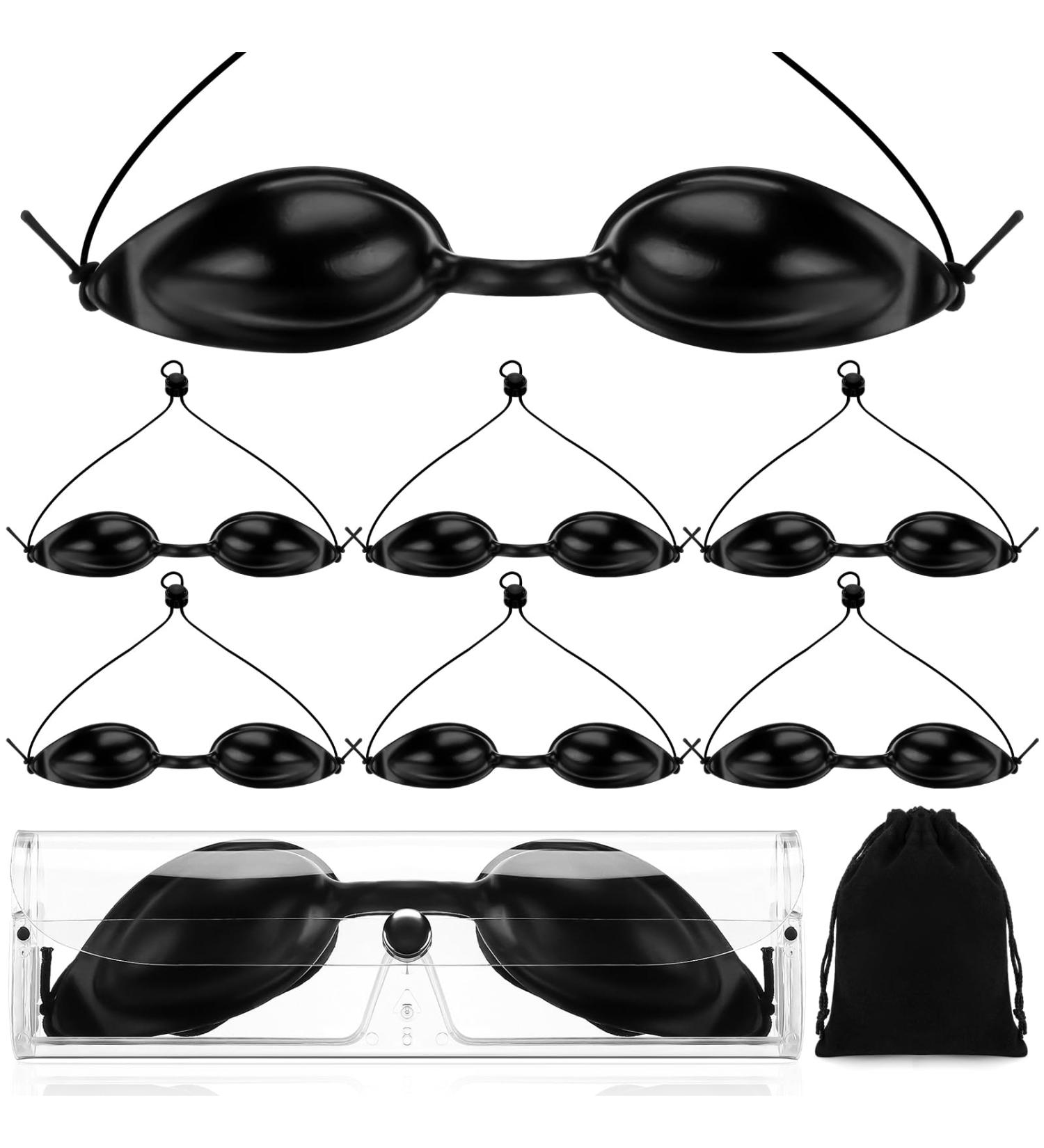 6 Pcs Hydrating Dry Eye Sleep Mask | Adjustable Moisture-Retaining Sleep Masks with Travel Case for Soothing Relief - Buy Online on GoSupps.com