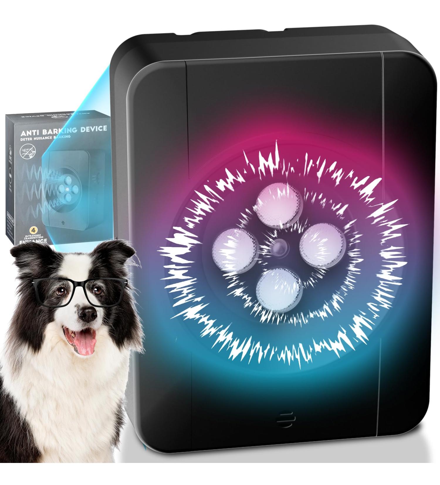 Dog Barking Control Device 3 Mode Automatic Anti Barking Device for Dogs 33Ft Reachageable Anti Barking Device for Stop Large Small Dogs Barking Device Indoor Outdoor - Buy Online on GoSupps.com