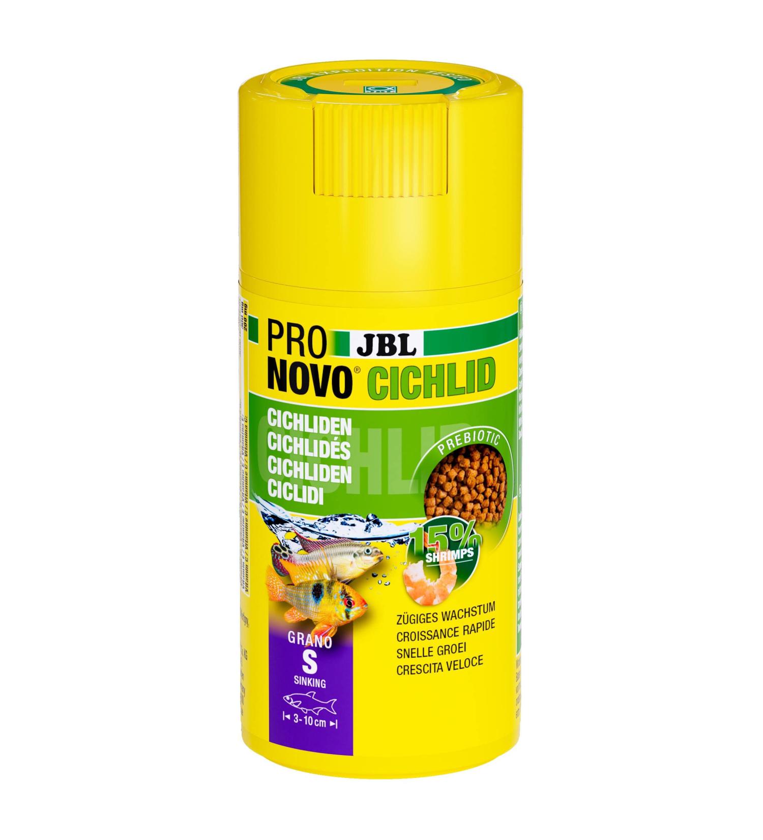 JBL PRONOVO CICHLID GRANO S 100ml CLICK - Buy Online on GoSupps.com
