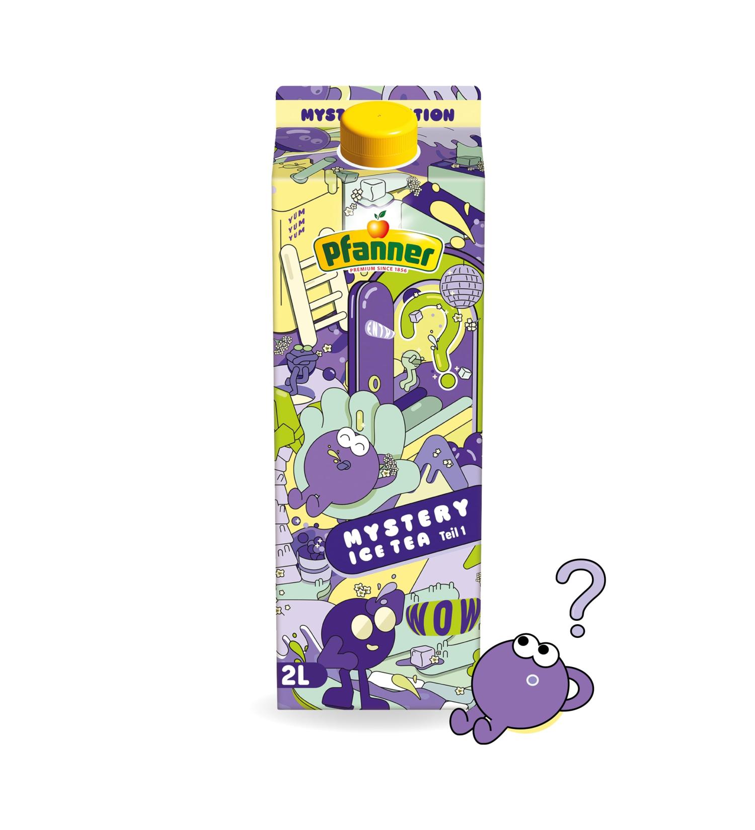 Pfanner Iced Tea Mystery - 2L Limited Edition | Directly Brewed Tea with Secret Flavor | Shop Internationally - Buy Online on GoSupps.com