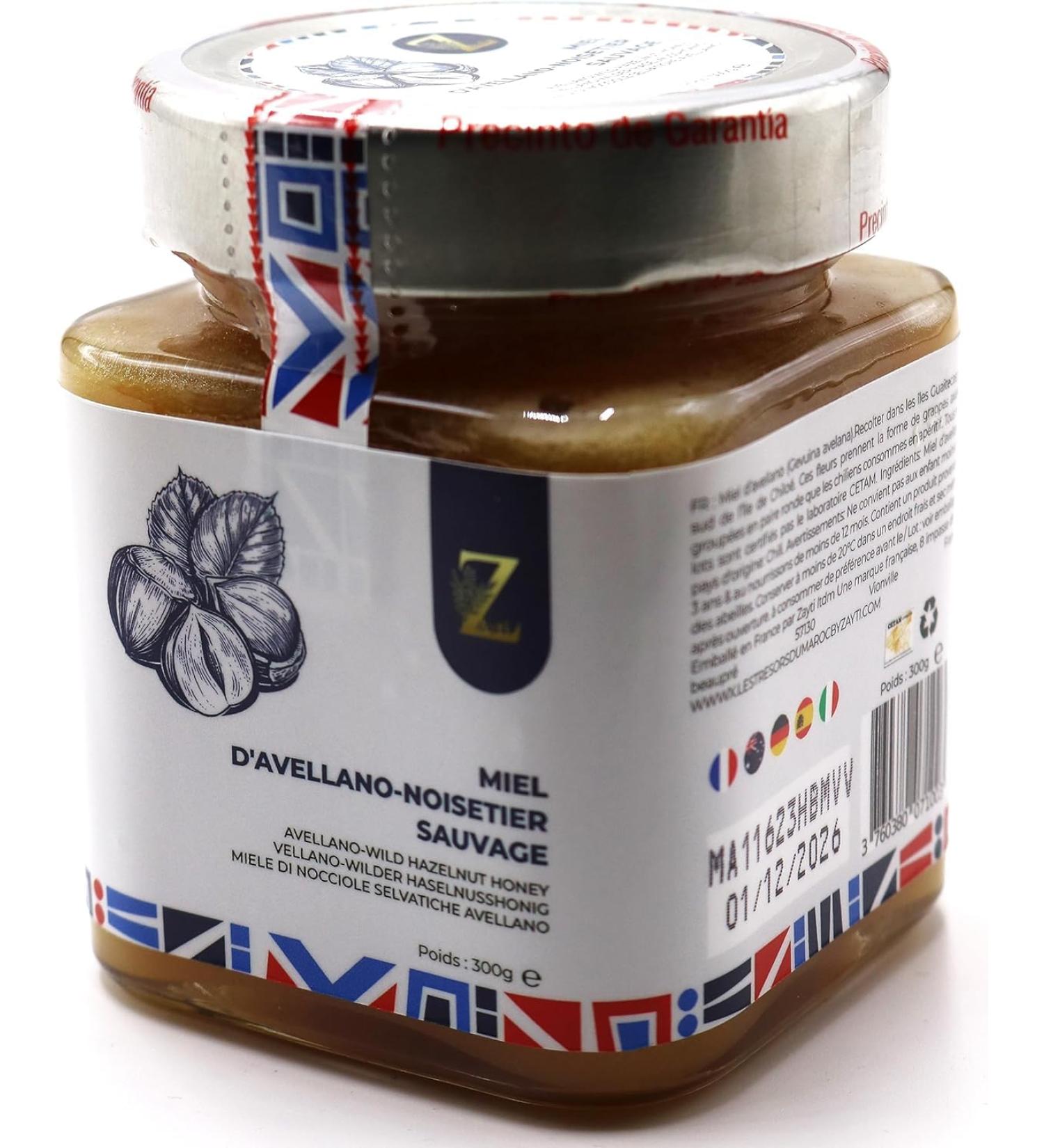 100% Natural Chilean Hazelnut Honey - 300g Jar Gourmet Excellence - Buy Online on GoSupps.com