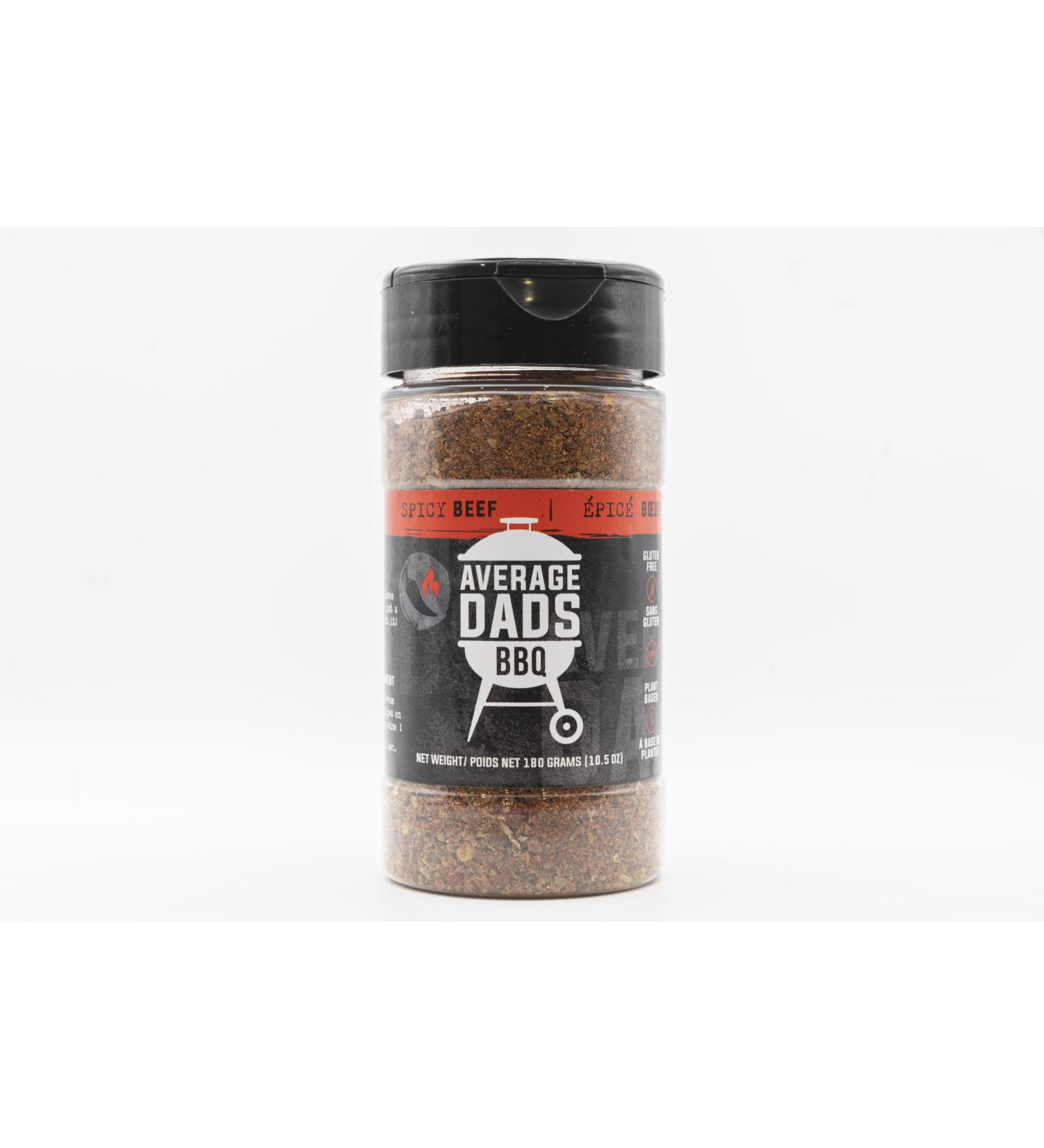 BBQ Seasoning-Average Dads SPICY Beef- All Purpose Seasoning And Dry Rub No MSG Non-GMO Gluten-Free Bbq Rubs And Spices For Smoking Grilling Frying Roasting All Things Beef Gifts For Him Christmas Gift - Buy Online on GoSupps.com
