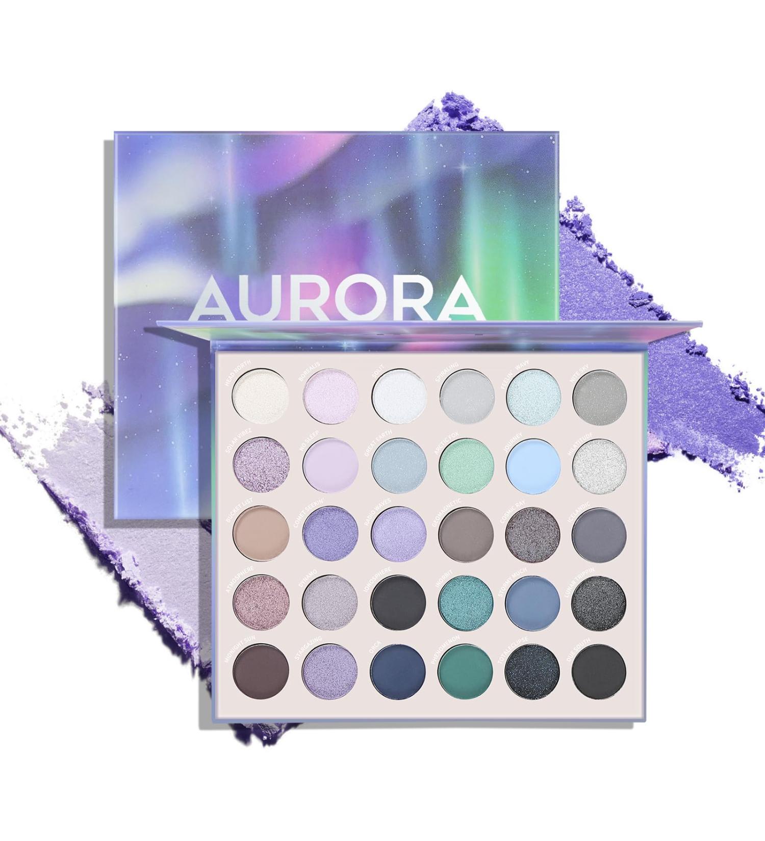 30 Pigmented Eyeshadow Palette Matte & Shimmer Waterproof Makeup for Long-Lasting Color #001 | Shop Internationally - Buy Online on GoSupps.com