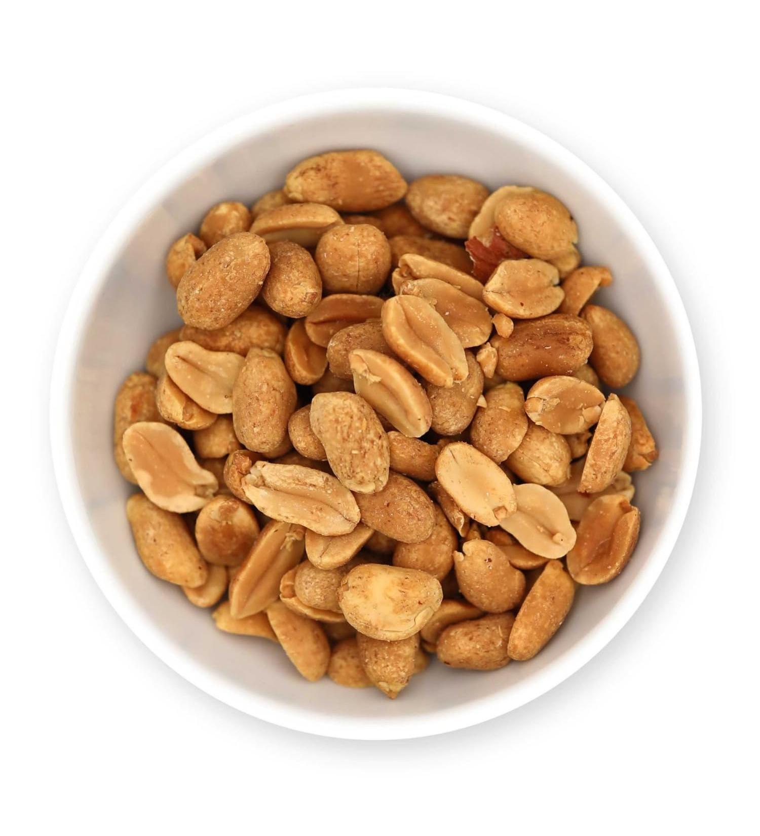  1001 Frucht 1001 Frucht Unsalted Peanuts - 500g - Crispy Nuts without Shell Ideal as Salad Seeds and Cereal Supplement or as Delicious Peanut Seeds for Student Food - Premium Nibbling Fun - Buy Online on GoSupps.com