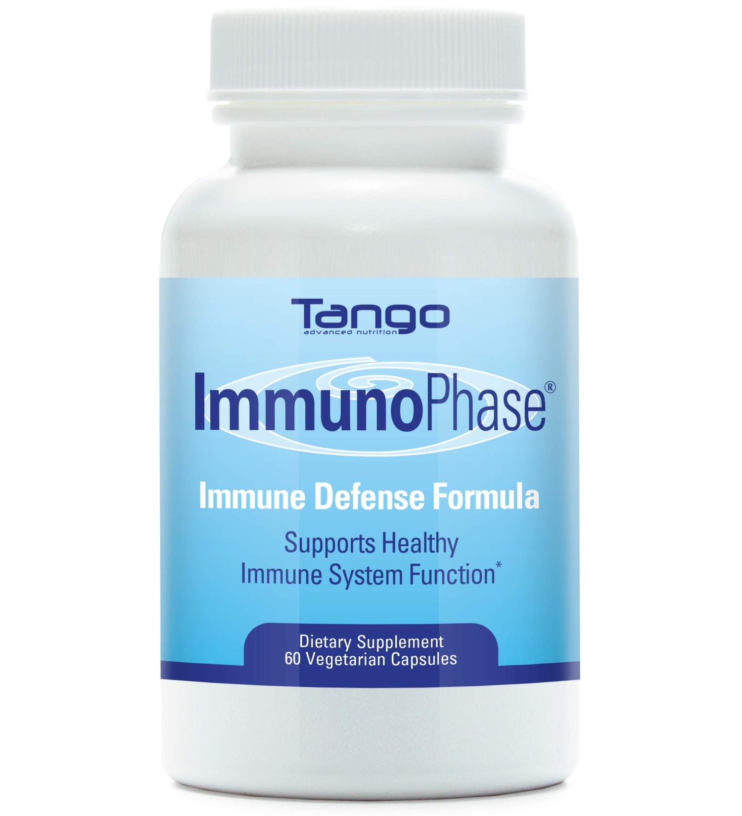 ImmunoPhase Natural Herbal Immune Support Supplement for Healthy Immune Function and Seasonal Health Challenges (60 Vegetarian Capsules) - Buy Online on GoSupps.com