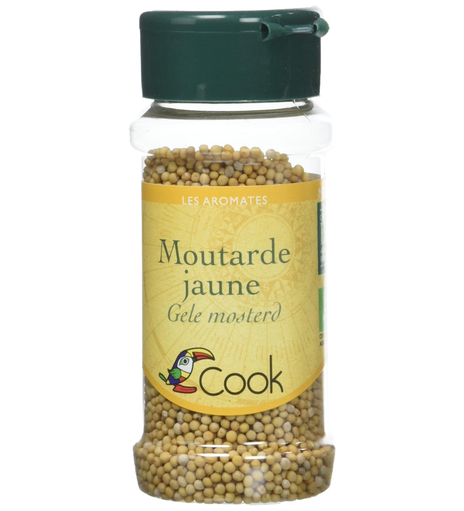 Cook Organic Yellow Mustard Grains 60g - Buy Online on GoSupps.com