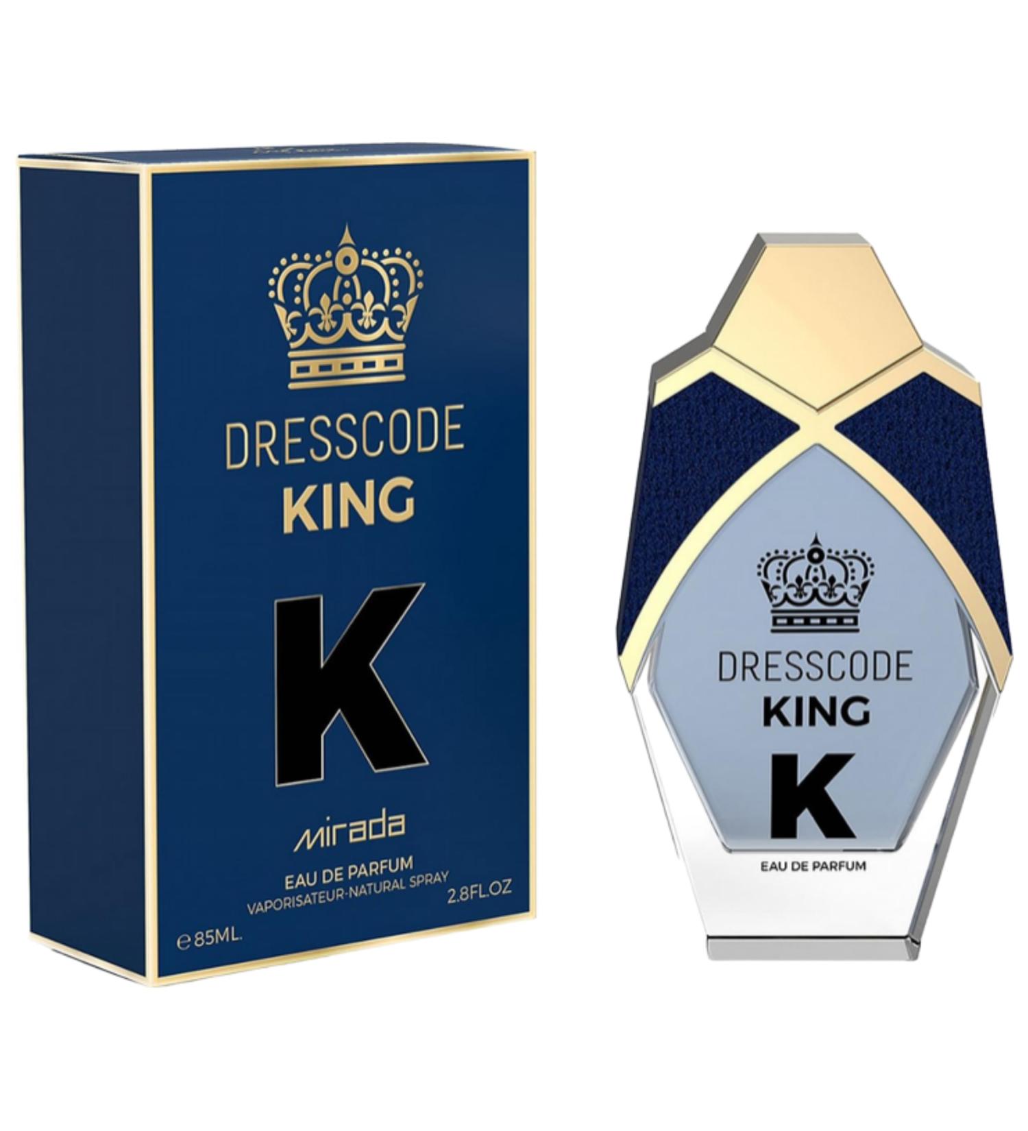 MIRADA Dresscode King Men's Eau de Parfum (EDP) 2.8 FL. Oz (85ml) Men s Perfume with Notes of Juniper Berries Lemon Sicilian Lemon Blood Orange Pimento Cardamom Lavender Clary Sage - Buy Online on GoSupps.com