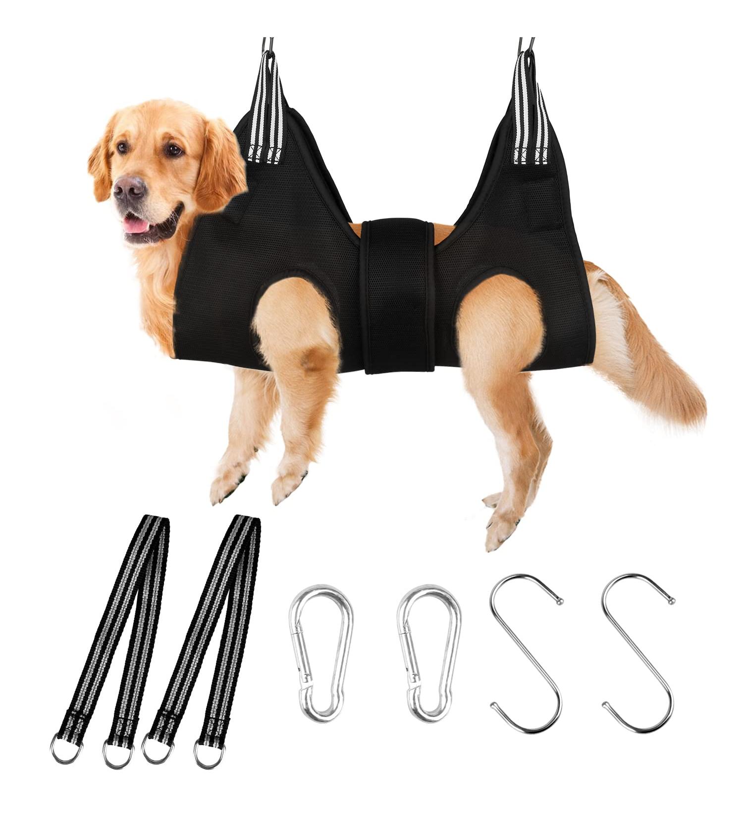 Upgraded Dog & Cat Care Hammock Set - Nail Trimming & Grooming Helpers for Small to Large Pets - Buy Online on GoSupps.com