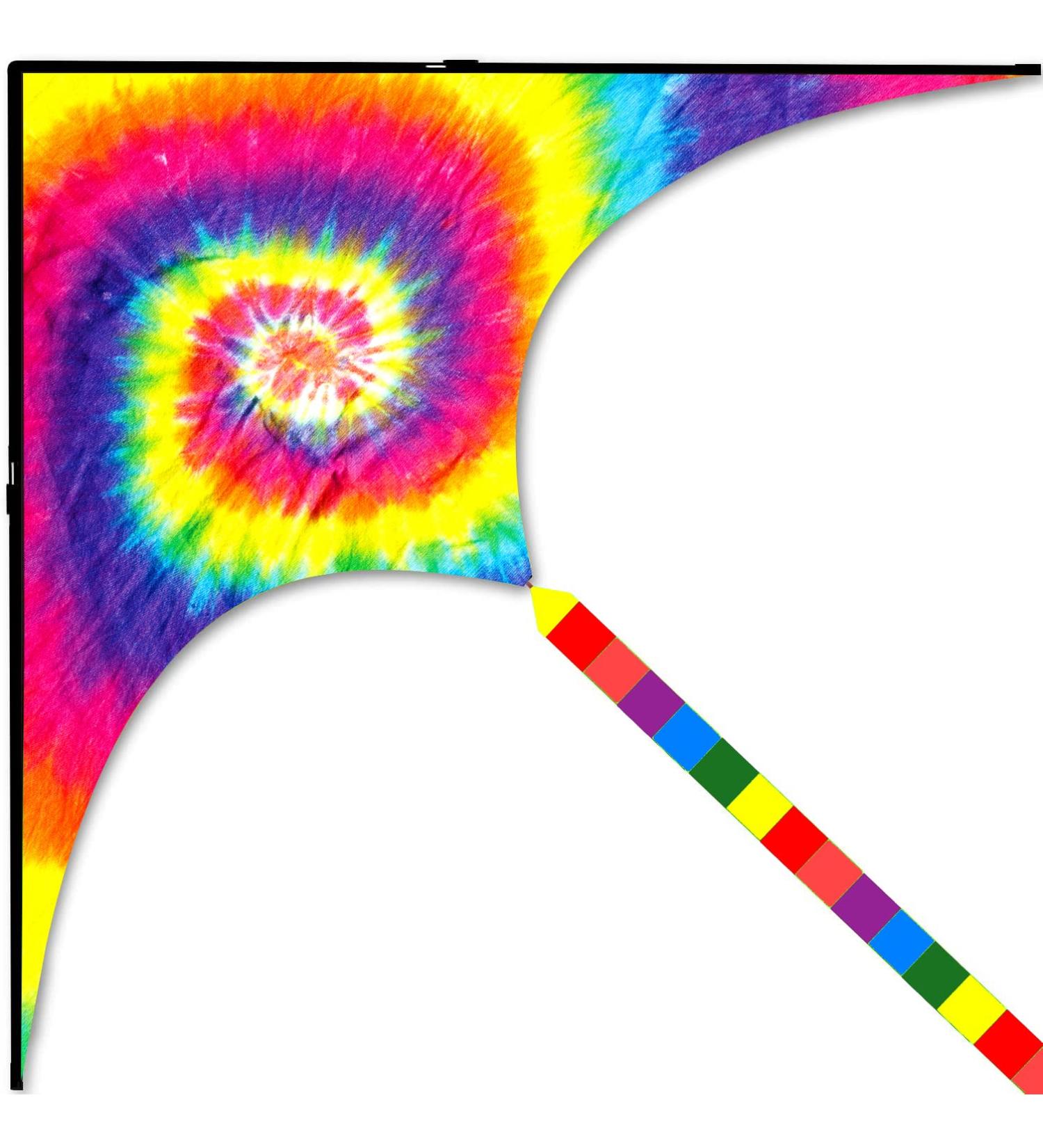 HENGDA KITE Colorful Vortex Kite - Easy to Fly, Durable Fabric, Great for Kids & Adults - Ideal for Beach, Park, Square - Perfect Gift (31.5x63) - Buy Online on GoSupps.com