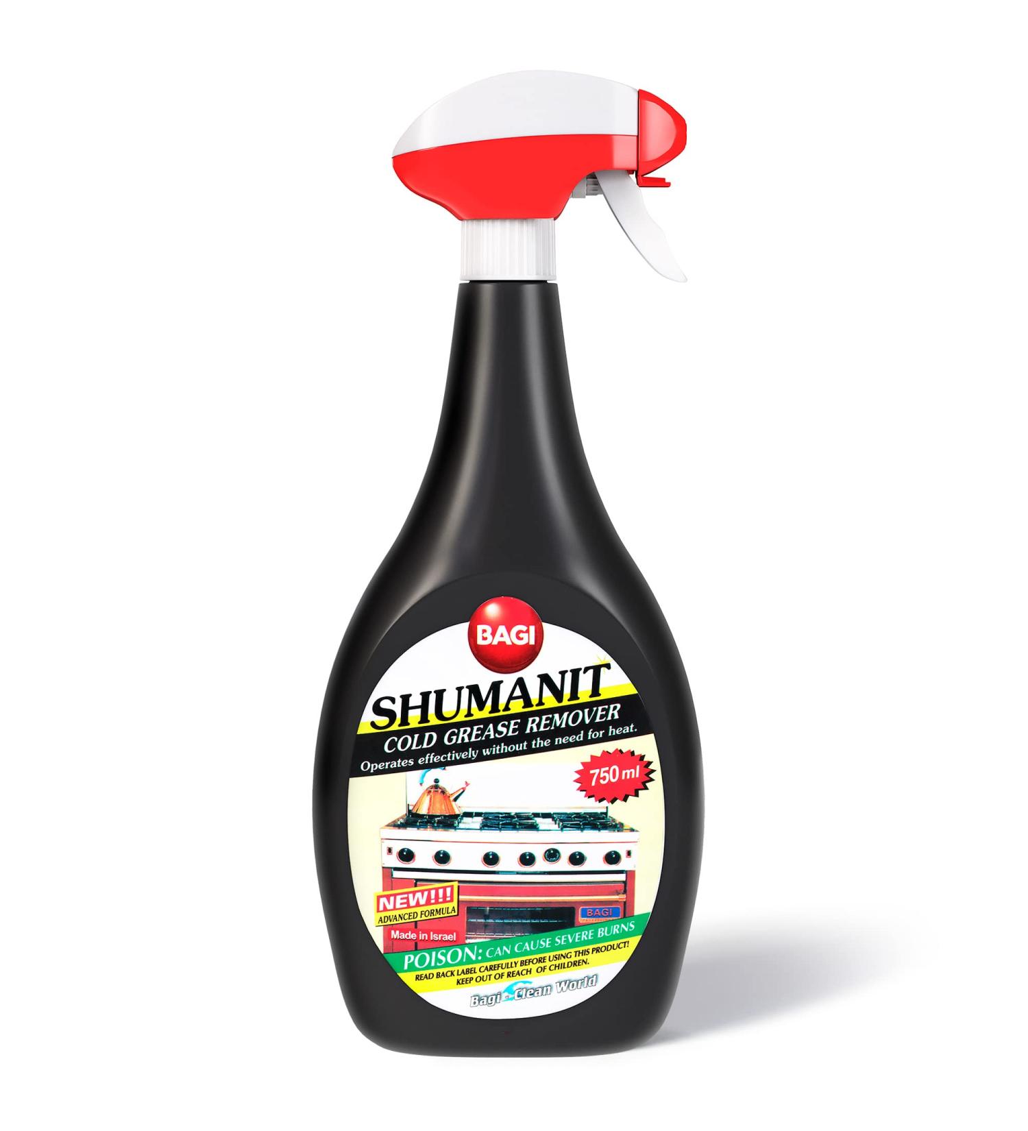 SHUMANIT Cold Grease Remover Spray | Fast Stubborn Fat & Grease Removal | International Shipping Available - Buy Online on GoSupps.com