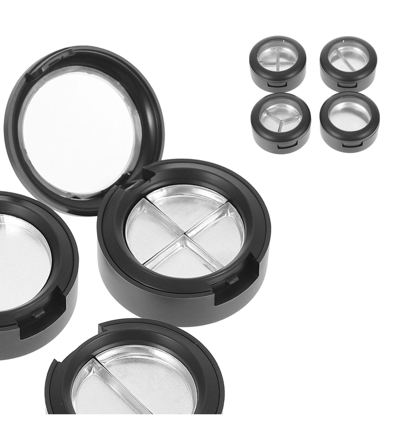 Didiseaon 4 pi ces Bo te de Fard Paupi res Vide Ronde avec Plateau pour L vres Bo te de Rangement Cosm tique Portable et R sistante pour Maquillage de Voyage - Buy Online on GoSupps.com