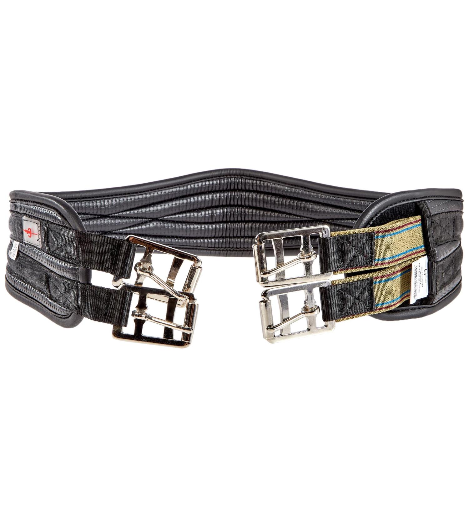 Kerbl Curved PU Saddle Girth - 110 cm Black | Premium Quality Equestrian Gear | International Shipping Available - Buy Online on GoSupps.com