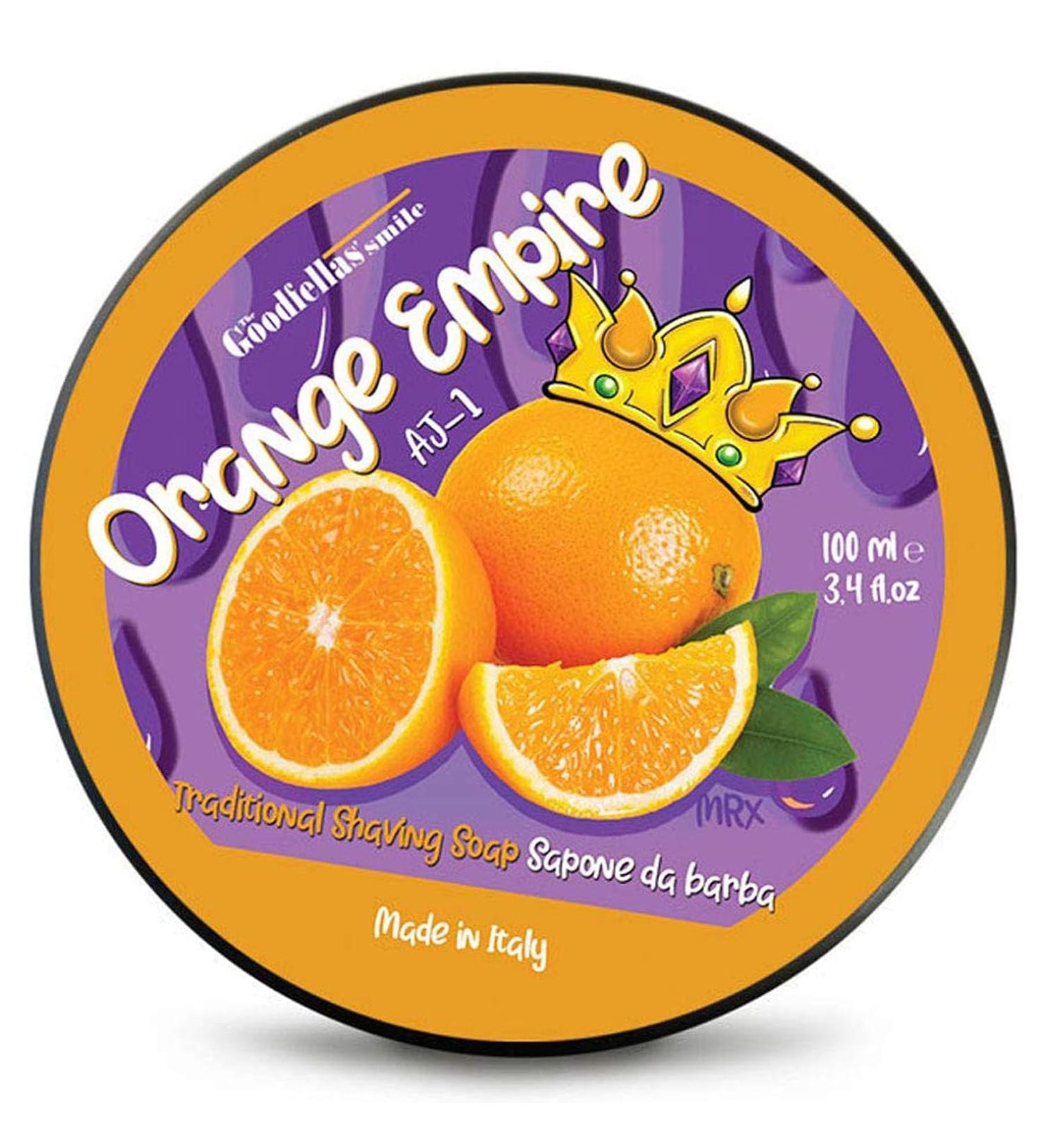 Buy The Goodfellas' Smile Orange Empire Shaving Soap AJ-1 Formula | 100 ml | International Shipping Available - Buy Online on GoSupps.com