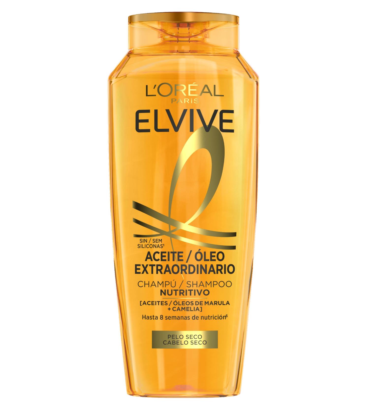 L'Oreal Paris Elvive LOreal Paris Elvive extraordinary oil nourishing shampoo for dry hair 370 ml cranberry floral - Buy Online on GoSupps.com