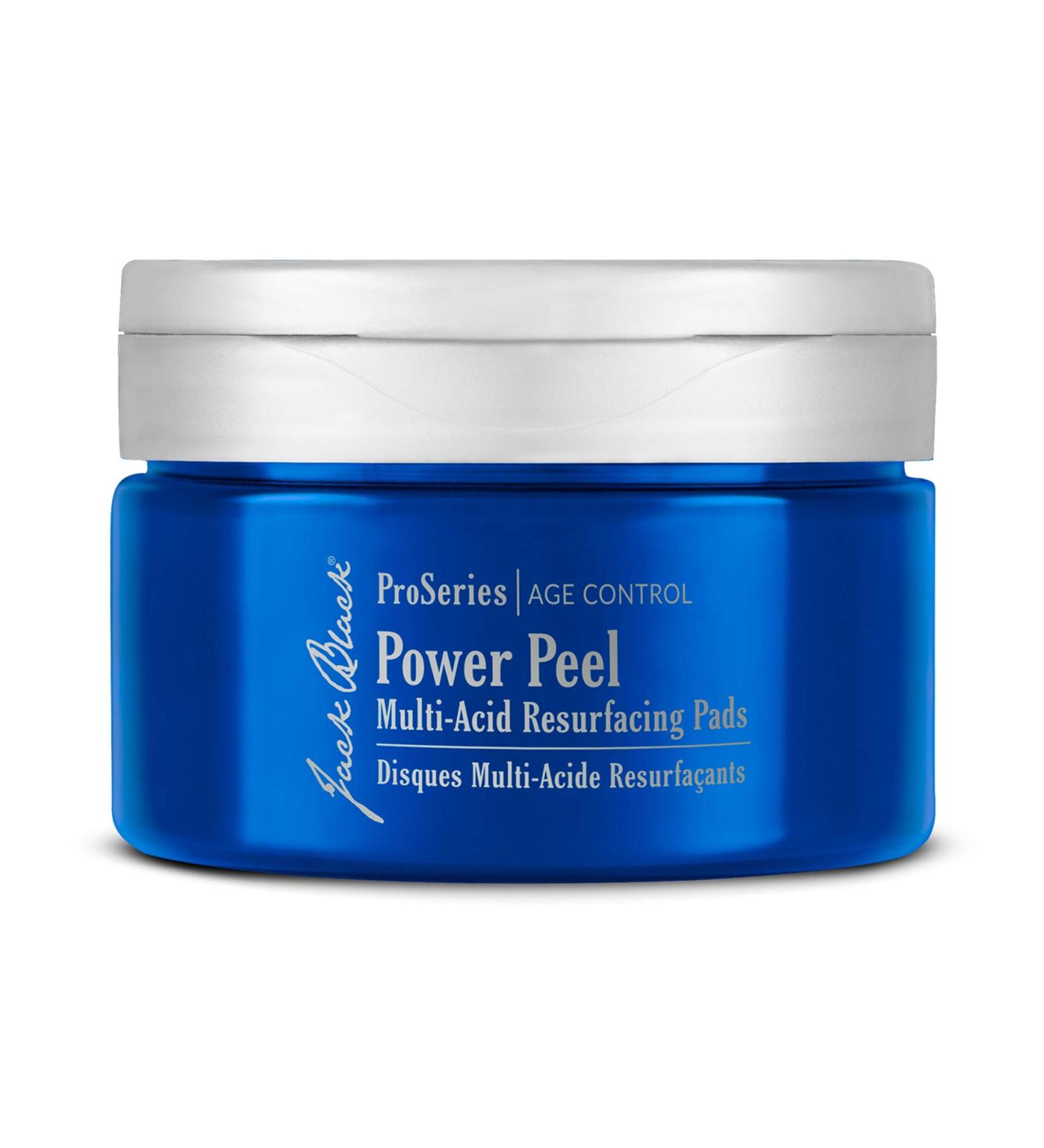Jack Black Power Peel Multi-Acid Resurfacing Pads 45 Count - Effective Exfoliation Treatment - Buy Online on GoSupps.com