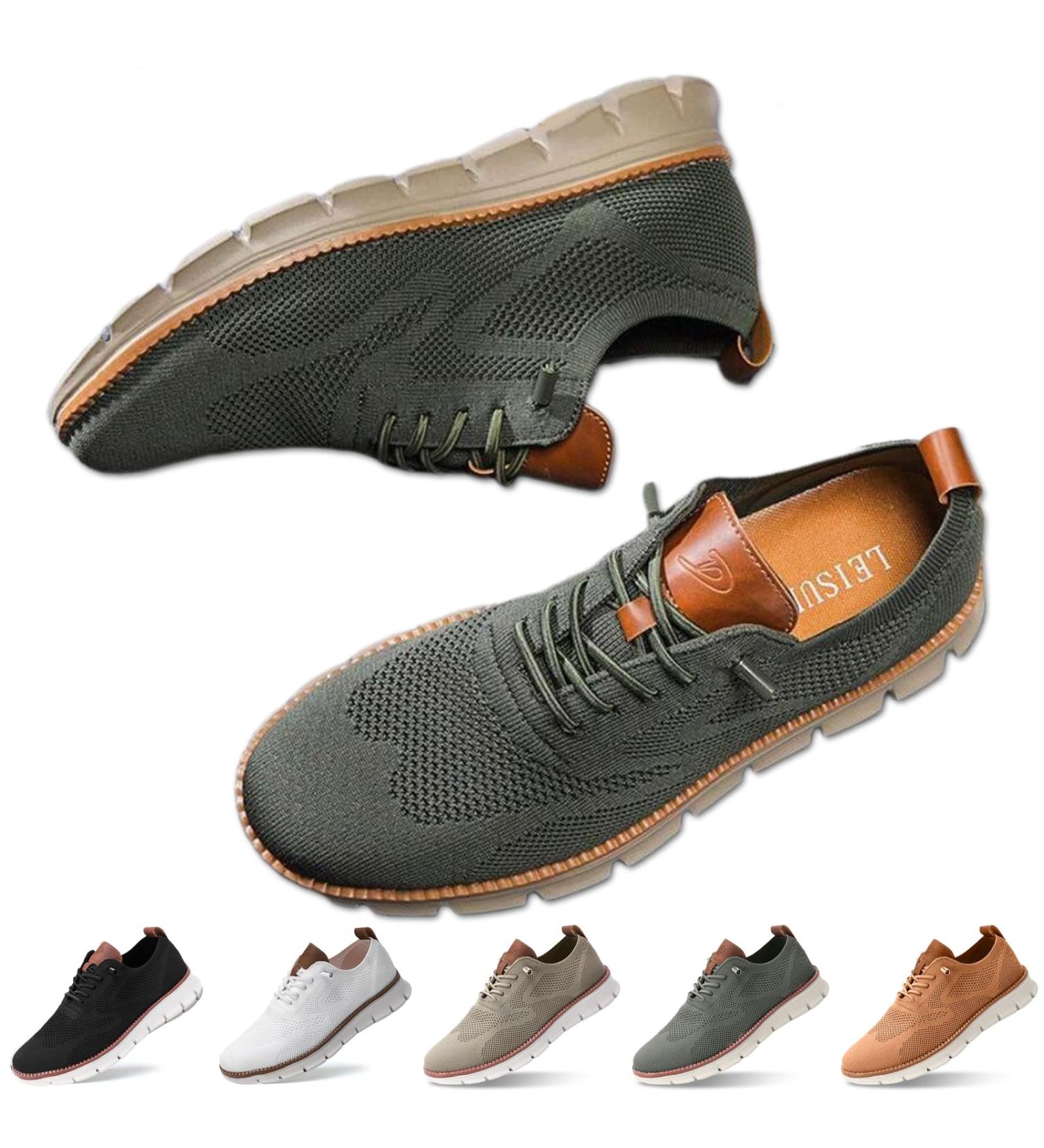 Donubiiu Breeze Urban Shoes for Men - Ultimate Comfort & Style | Lightweight Army Green | EU Size 40 - Buy Online on GoSupps.com