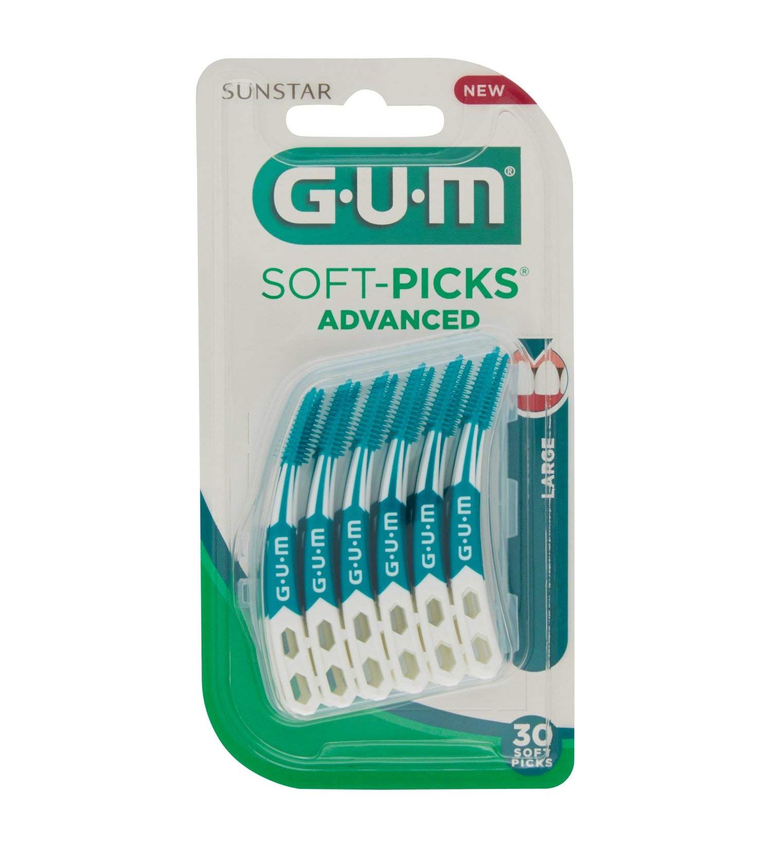 Shop Gum Soft Picks Advanced Large 30U - International Shipping Available | Oral Care Essentials - Buy Online on GoSupps.com