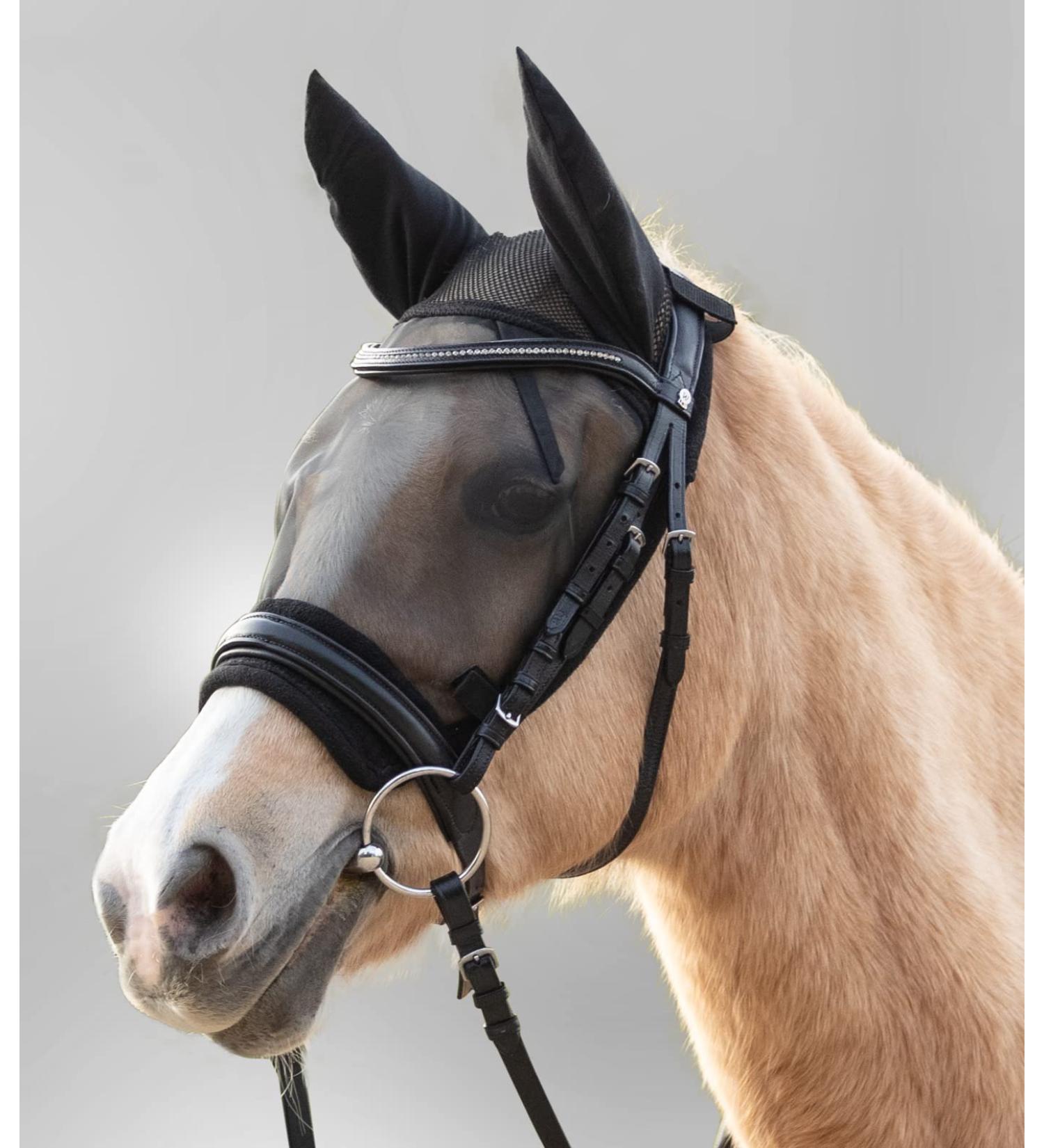 WALDHAUSEN Fly Mask Ride black WB WB black