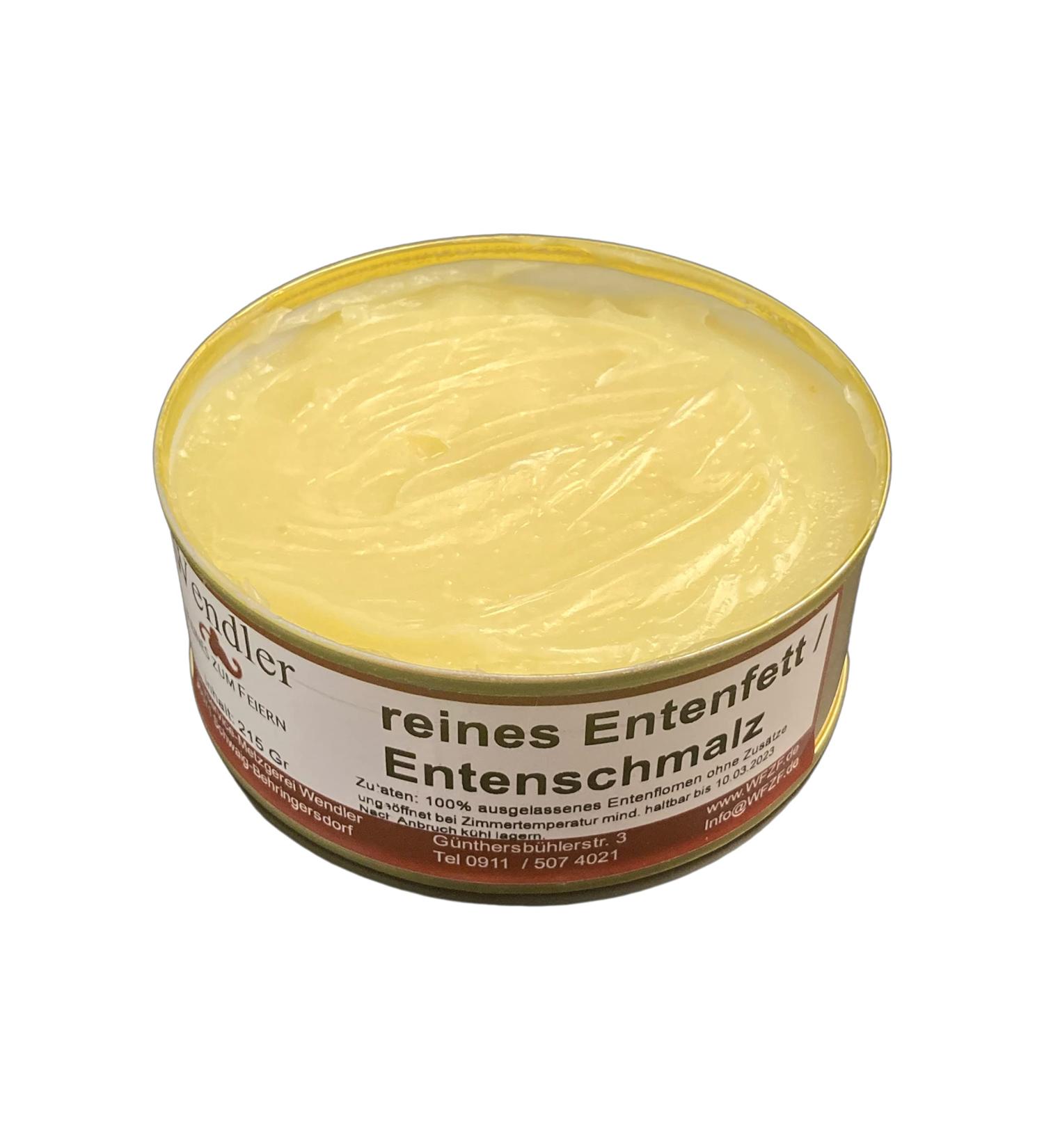 Duck fat/duck lard without additives in a can (360Gr)