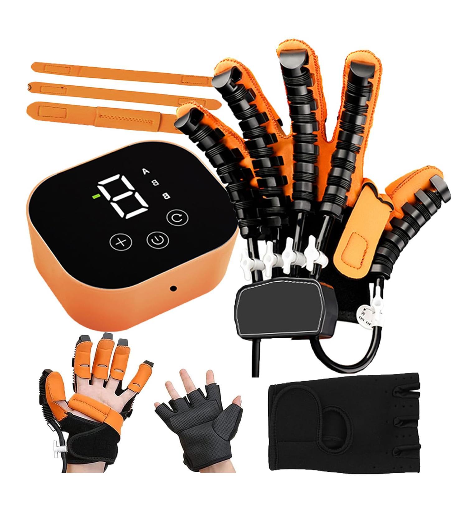Rehabilitation Robot Glove for Stroke Patient Hand Stroke Recovery Equipment Fingers Strength Training Device for Hemiplegia Adjustable Speed and Strength left hand X-Large - Buy Online on GoSupps.com