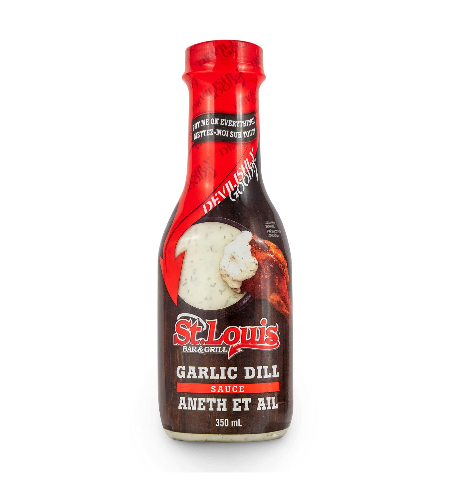 Kraft Heinz Food Service St. Louis Garlic Dill Sauce 350ml 0.772 Pounds - Buy Online on GoSupps.com