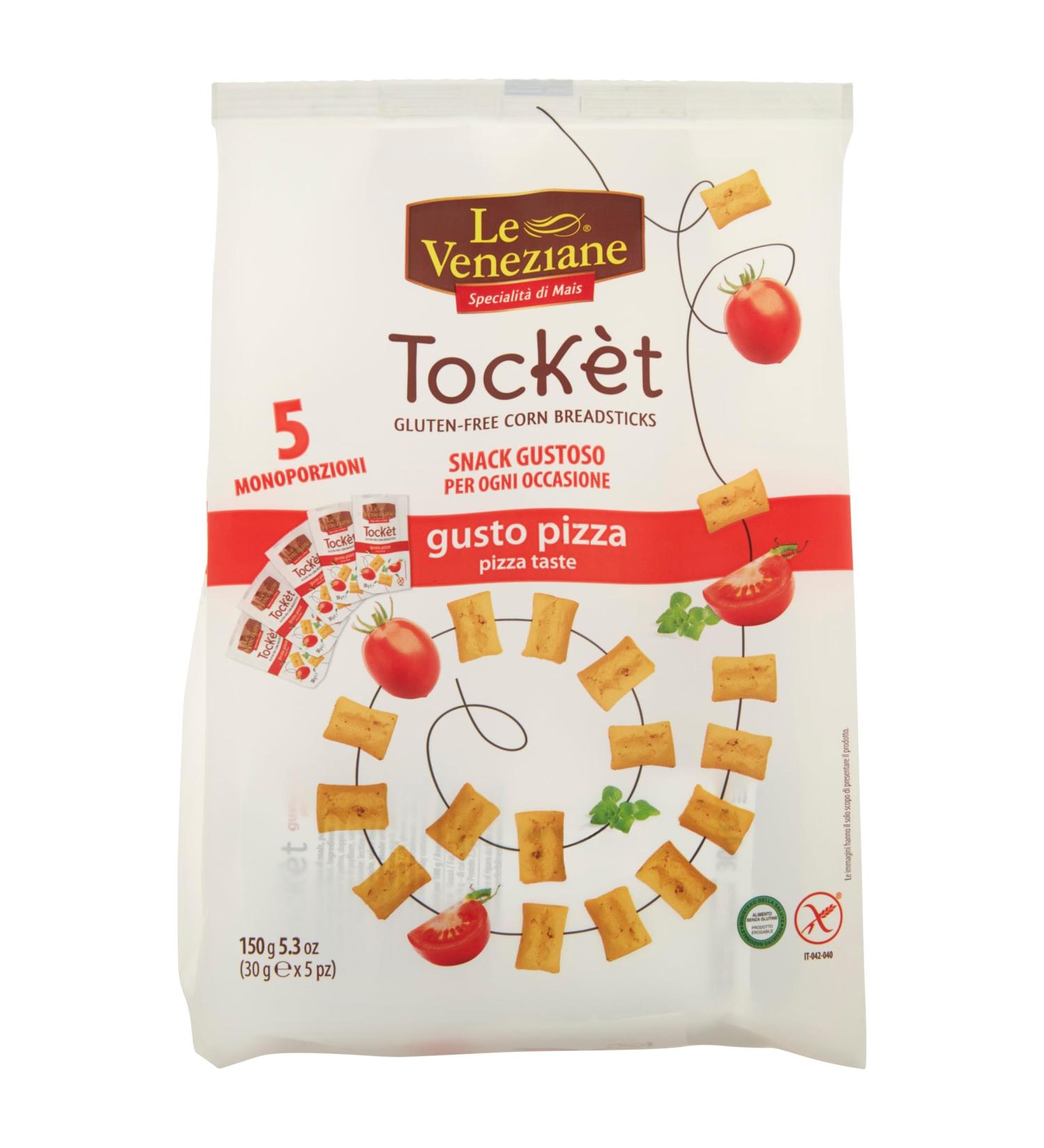 Molino Di Ferro Molino Di Ferro Le Veneziane Tocket Gusto Pizza Multipack of 5 Pieces x 30 g
