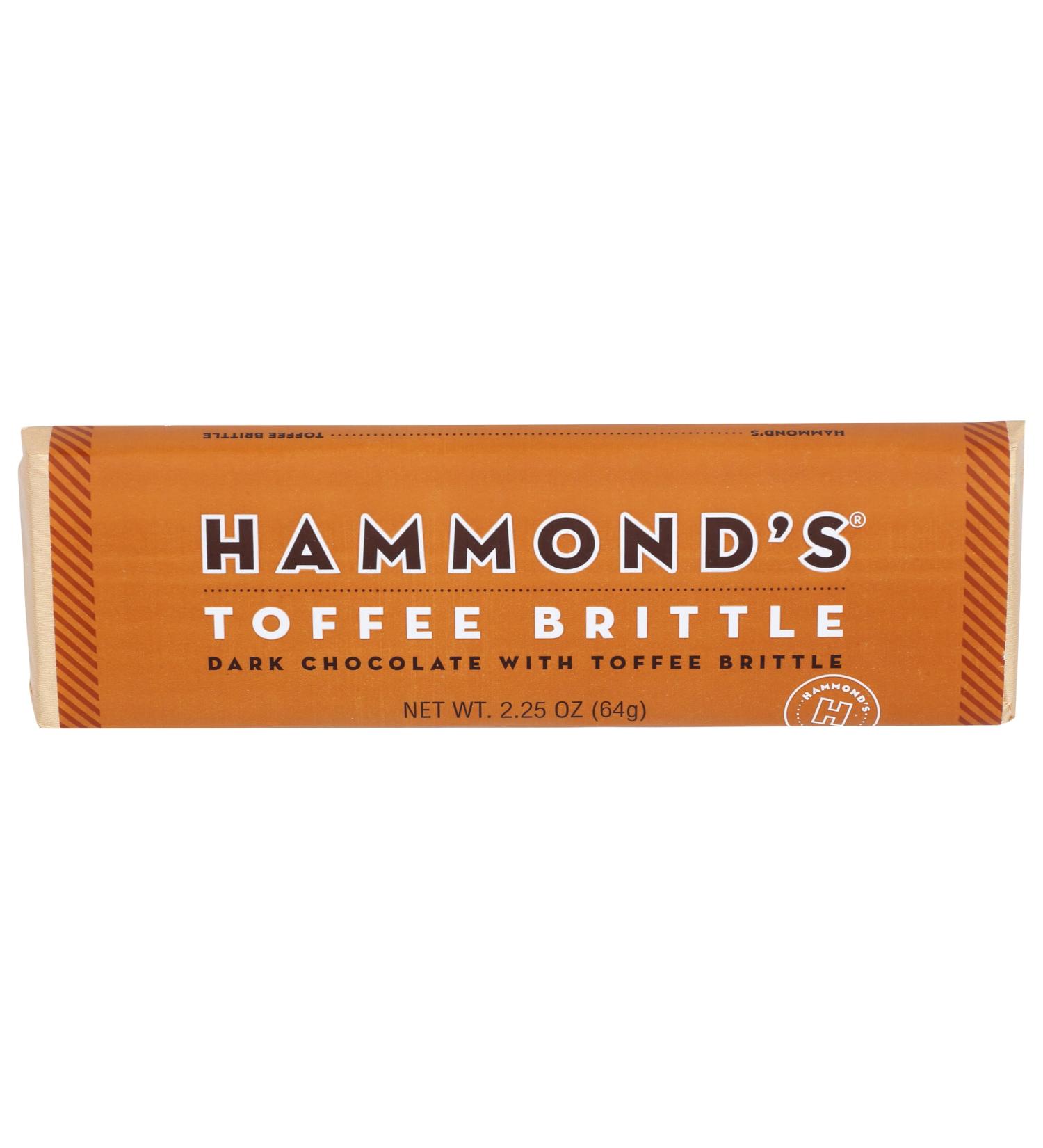 Buy Hammond's Candies Chocolate Bar Toffee Brittle - International Shipping Available - Buy Online on GoSupps.com