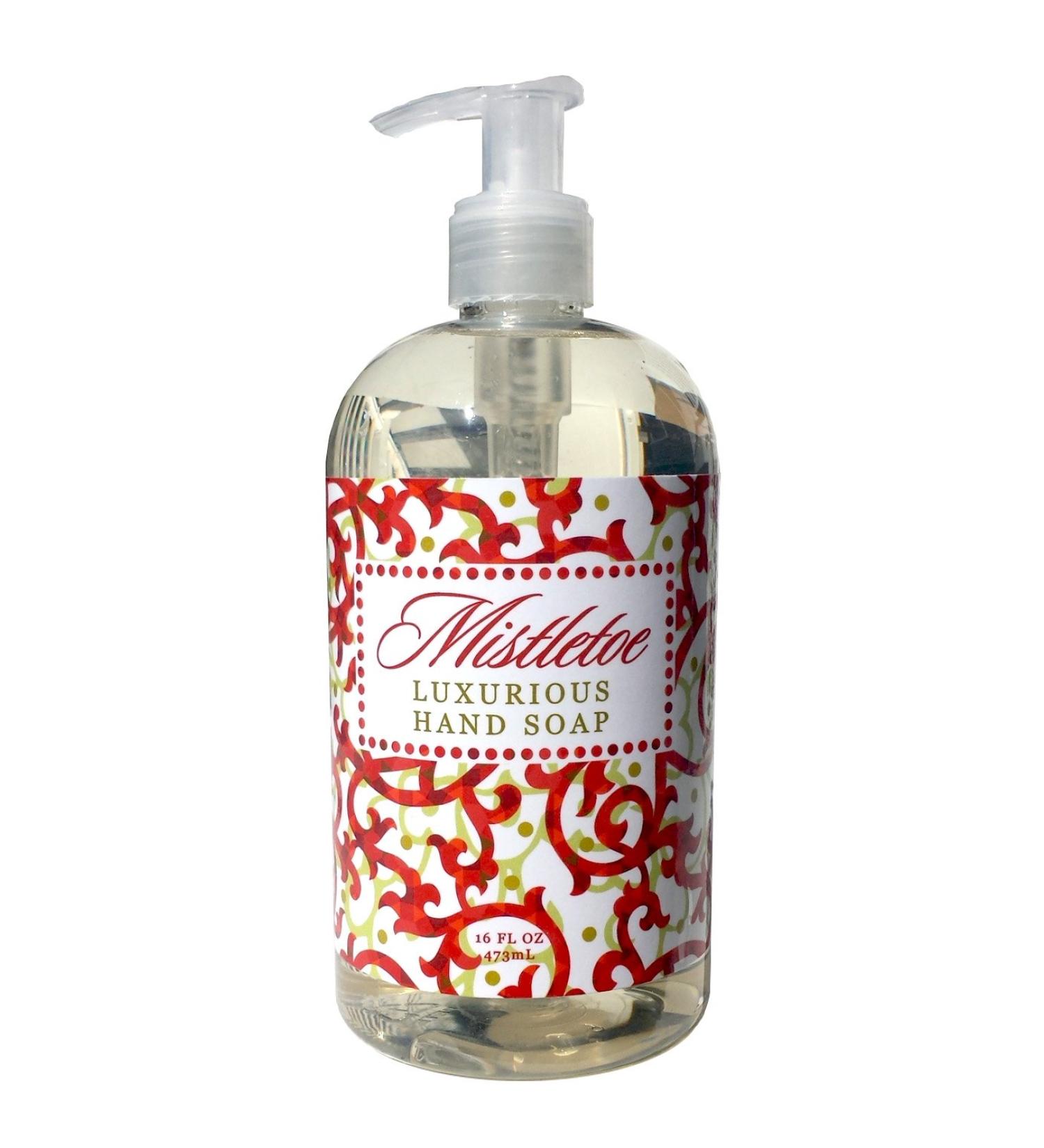 Greenwich Bay MISTLETOE Hand Soap with Shea Butter Cocoa Butter and Vitamin E 16oz