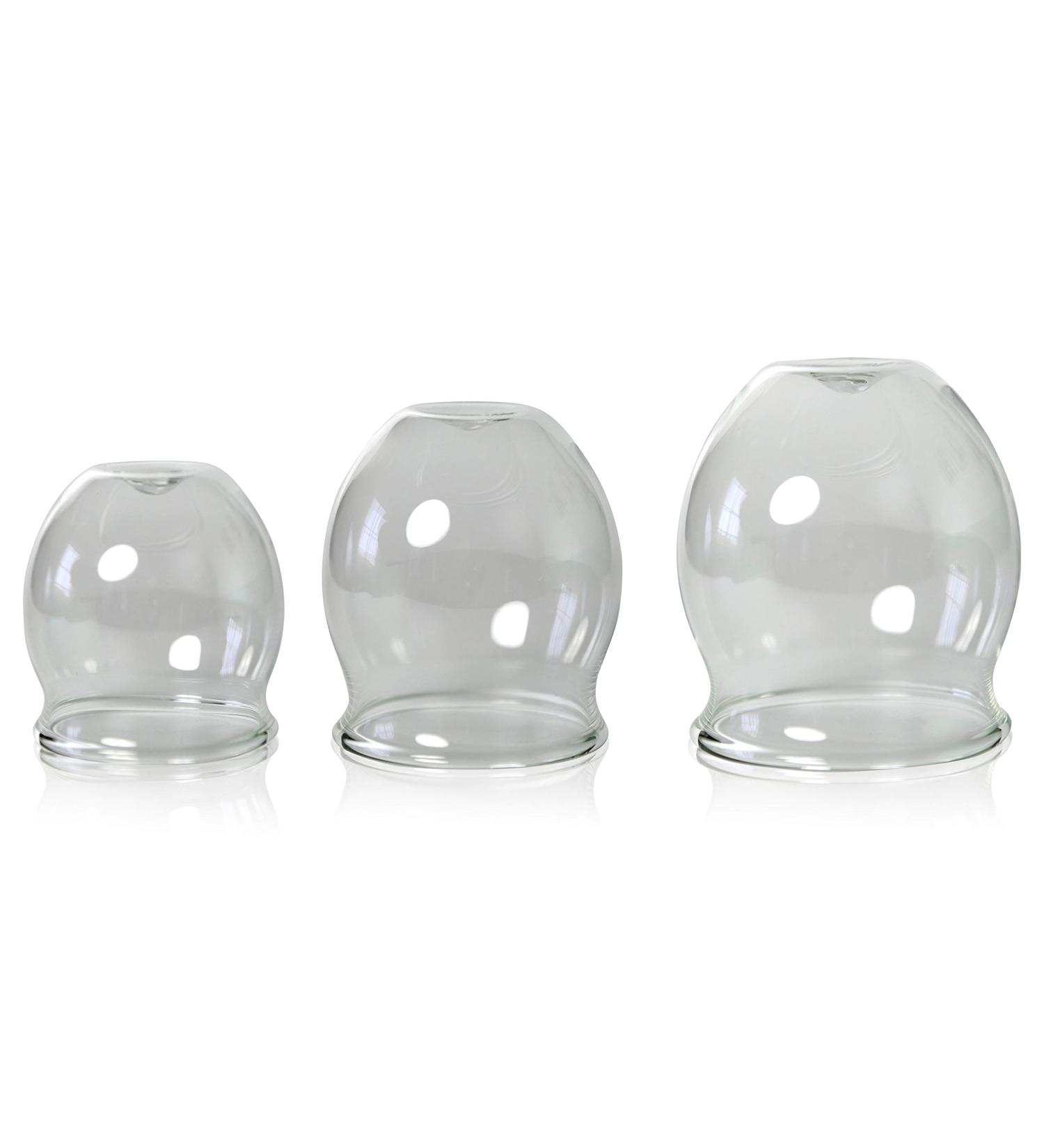 Buy Lauschaer Glass 3 Series Medical Fire Terrified Glasset - Professional Fire Cups (50-60-70mm) - International Shipping Available - Buy Online on GoSupps.com